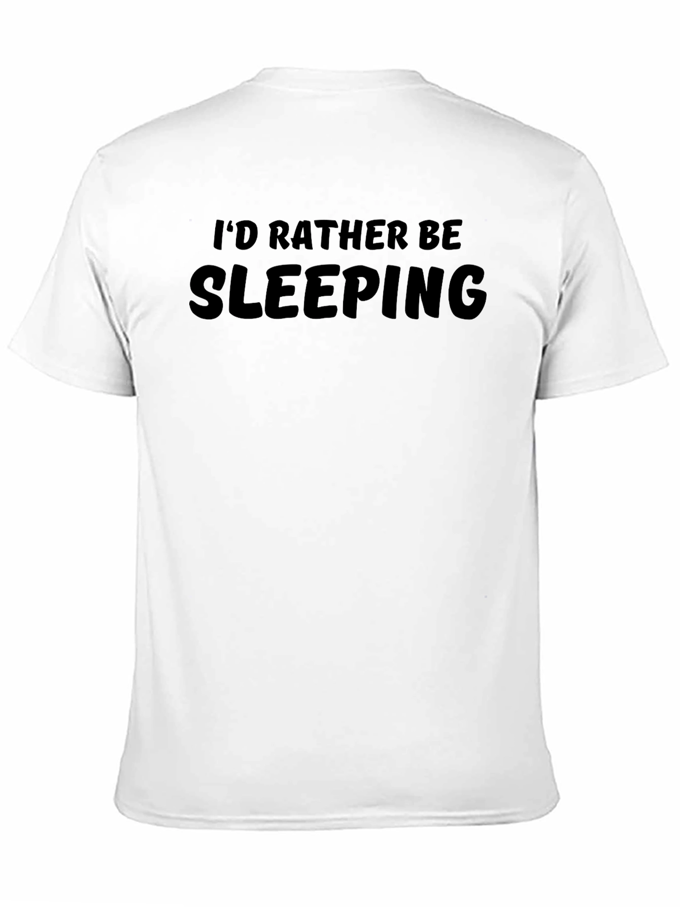 Id Rather Be Sleeping Graphic Tee - Black