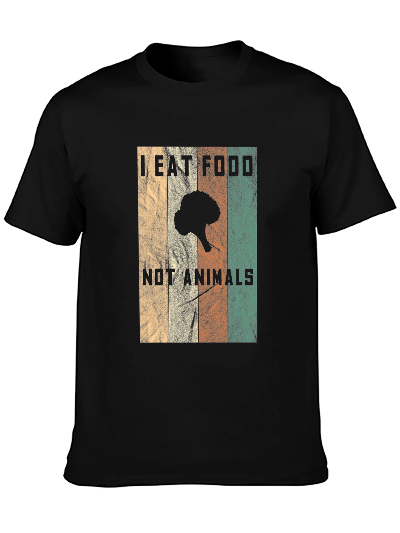 Vegan Broccoli T-Shirt - I Eat Food Not Animals