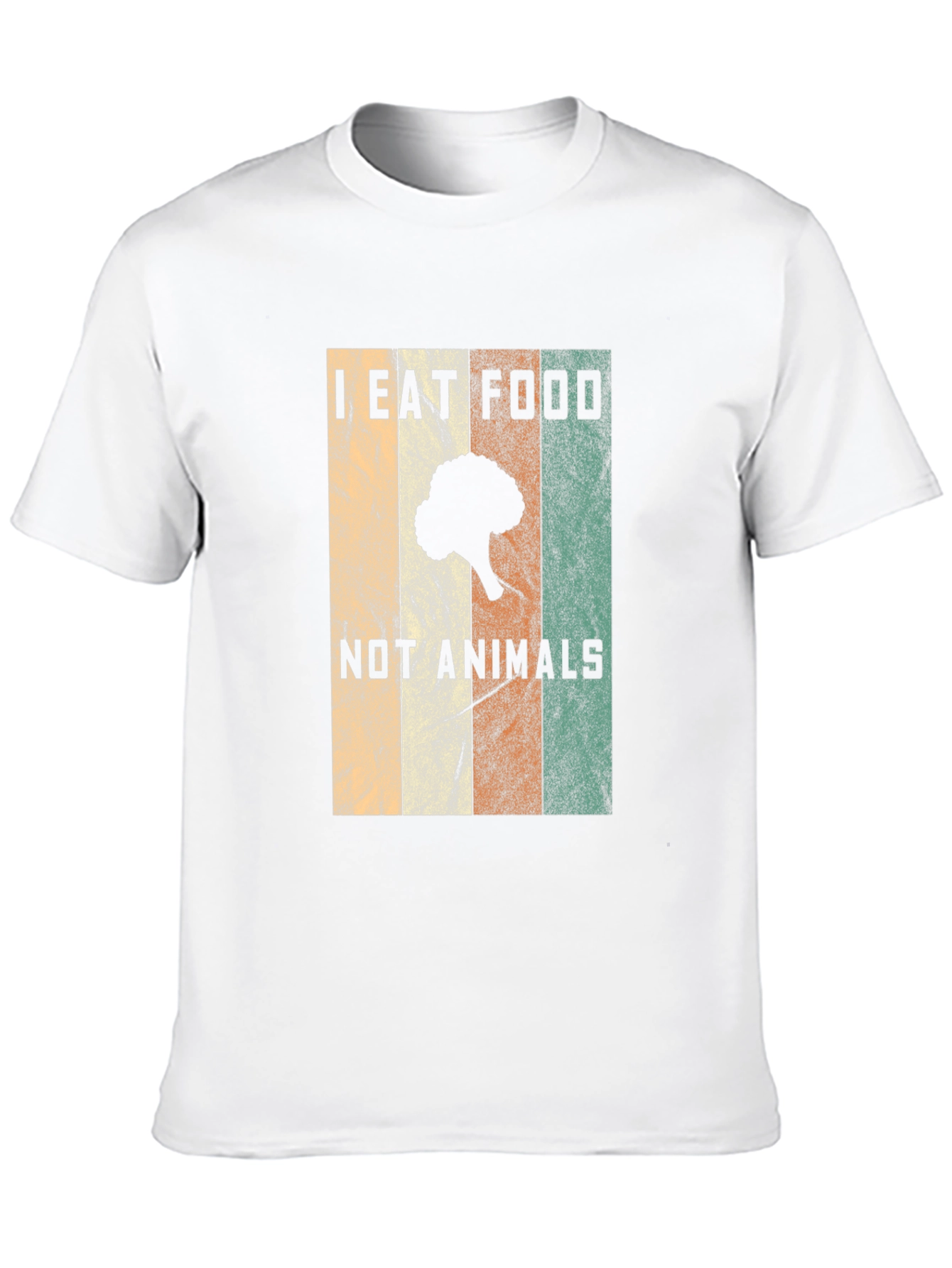 Vegan Broccoli T-Shirt - I Eat Food Not Animals