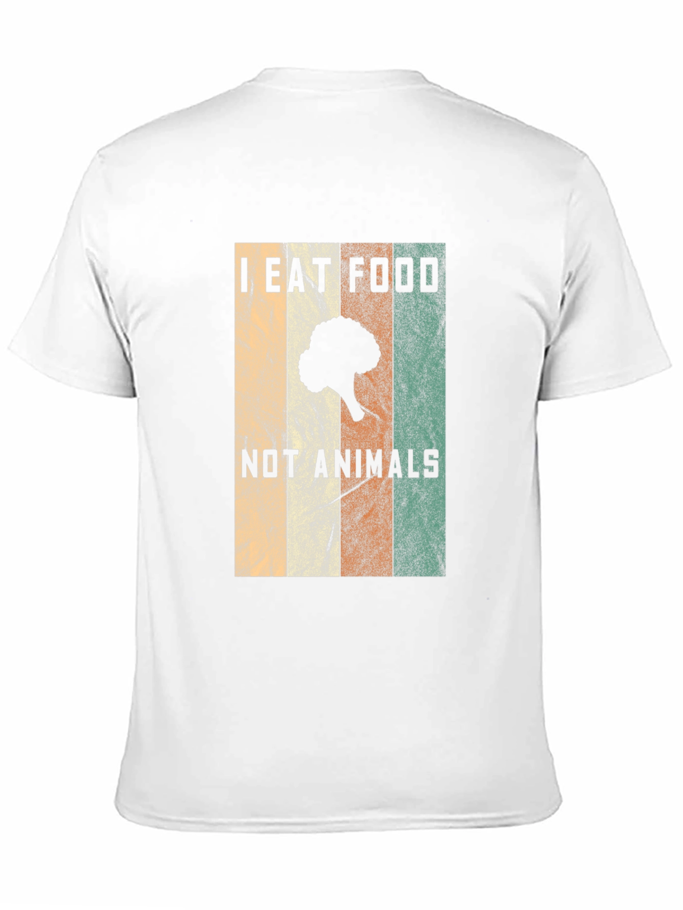 Vegan Broccoli T-Shirt - I Eat Food Not Animals