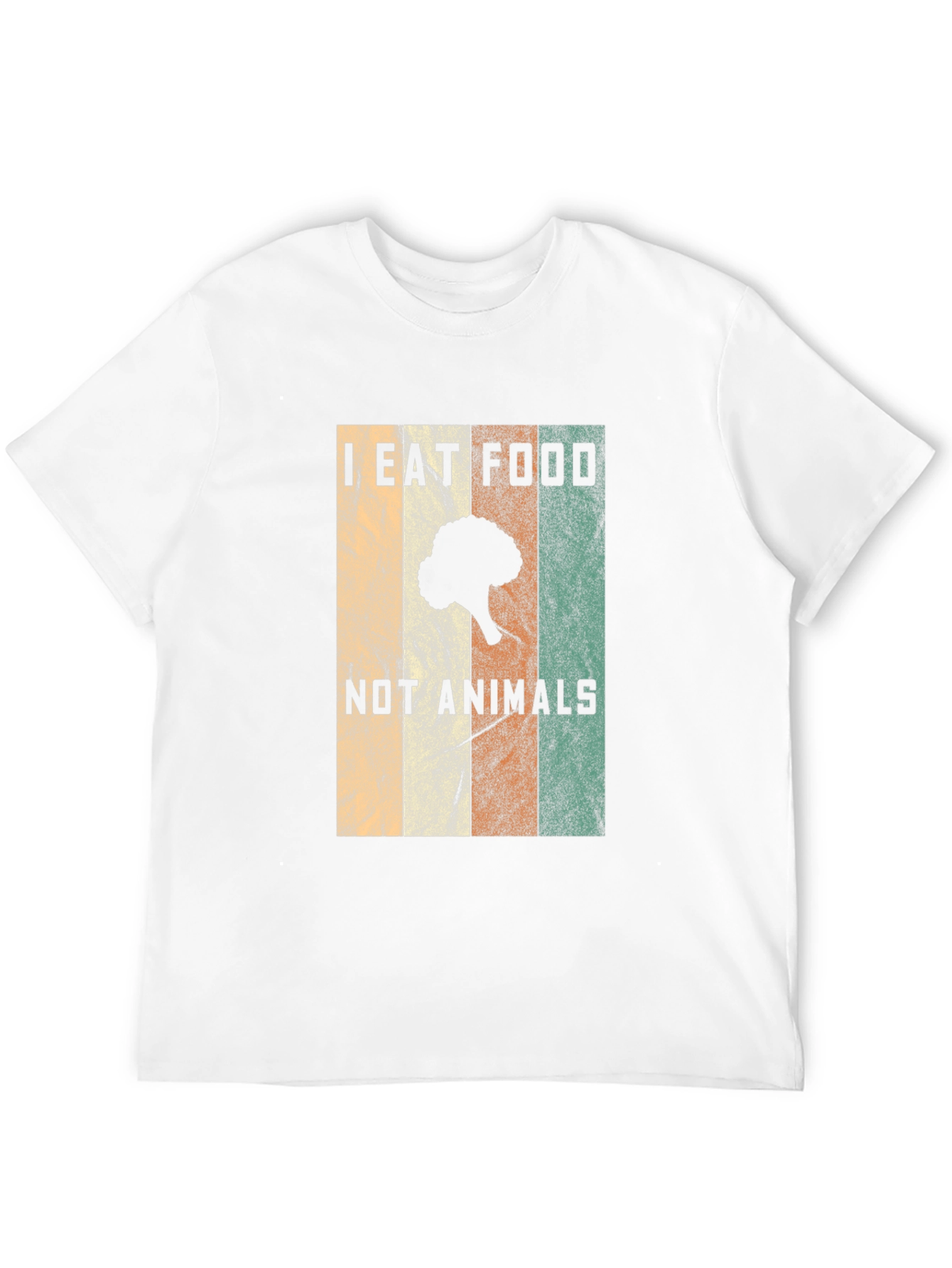 Vegan Broccoli T-Shirt - I Eat Food Not Animals