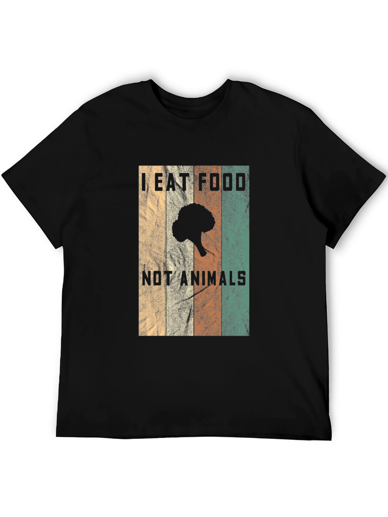Vegan Broccoli T-Shirt - I Eat Food Not Animals