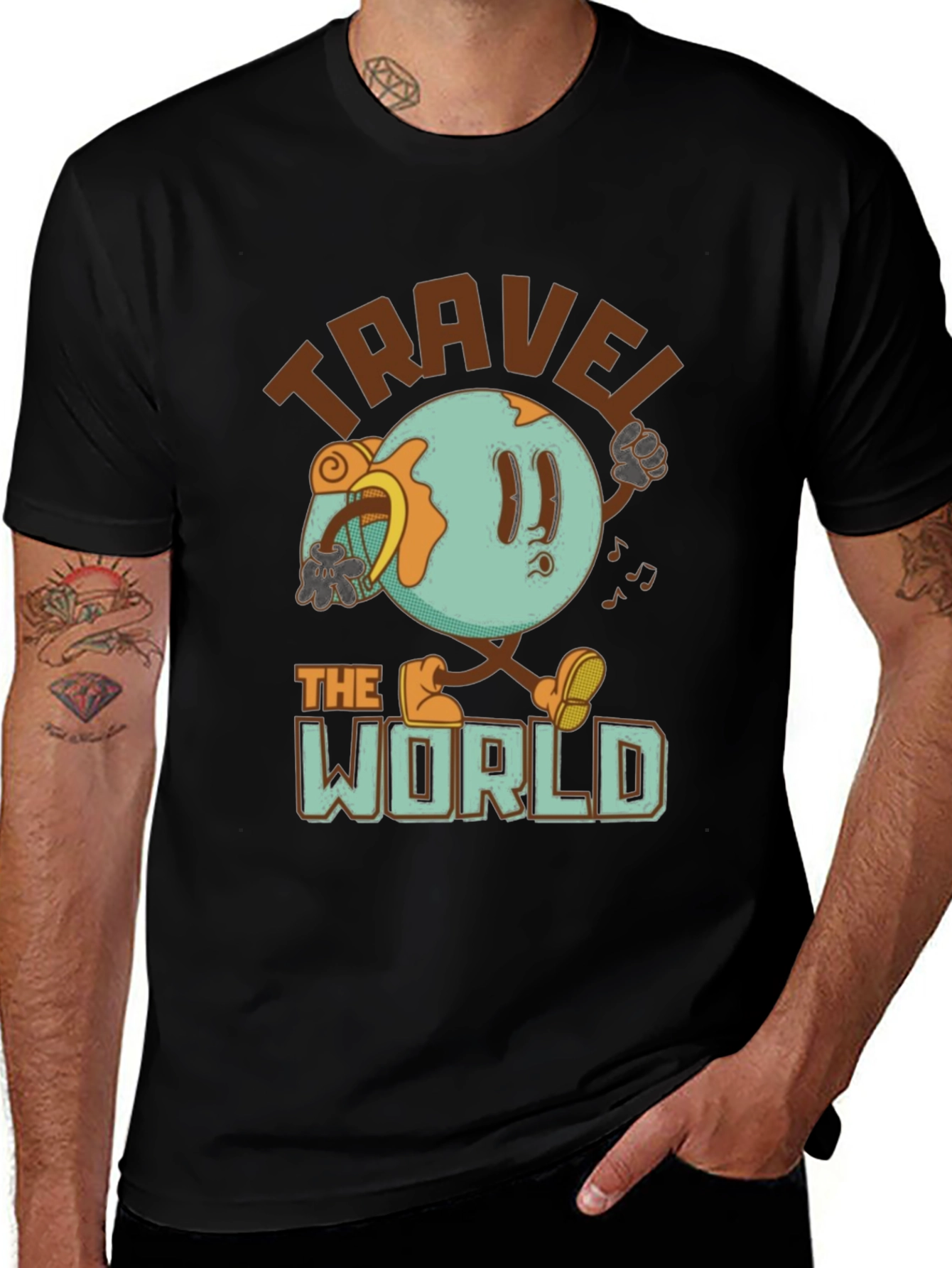 Travel the World Graphic Tee - Adventure Awaits!