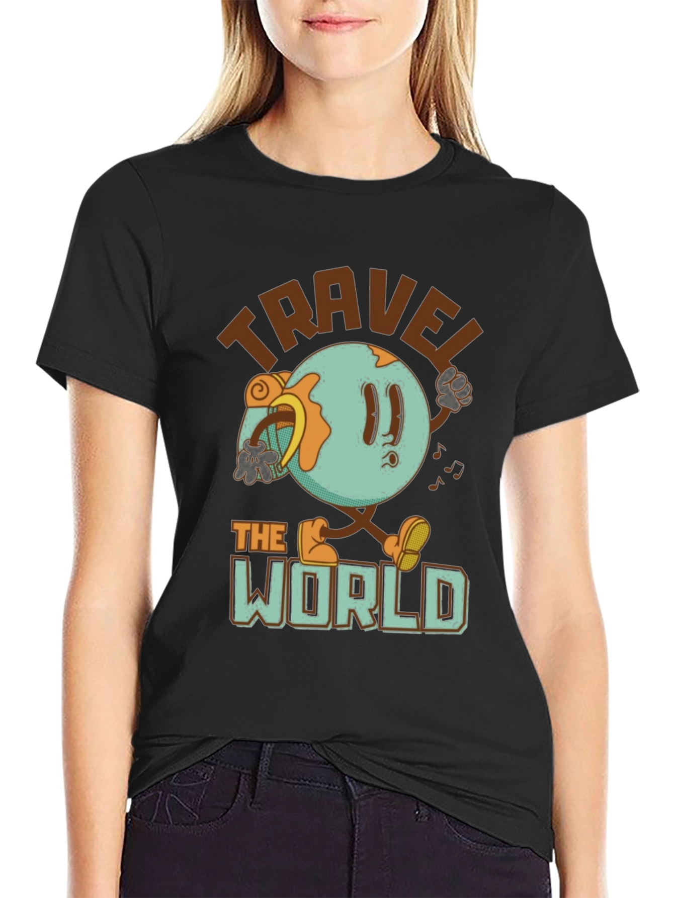 Travel the World Graphic Tee - Adventure Awaits!
