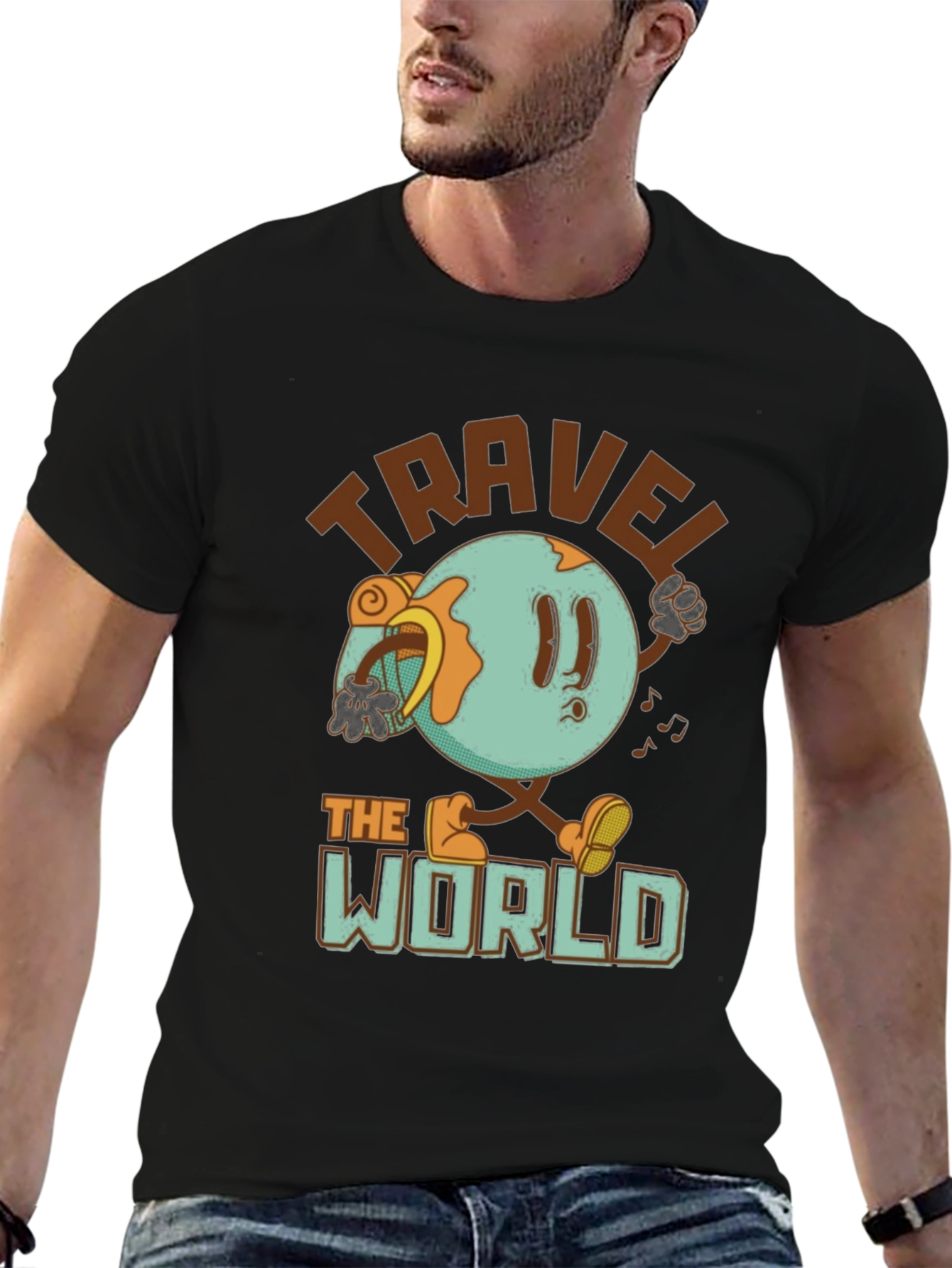 Travel the World Graphic Tee - Adventure Awaits!