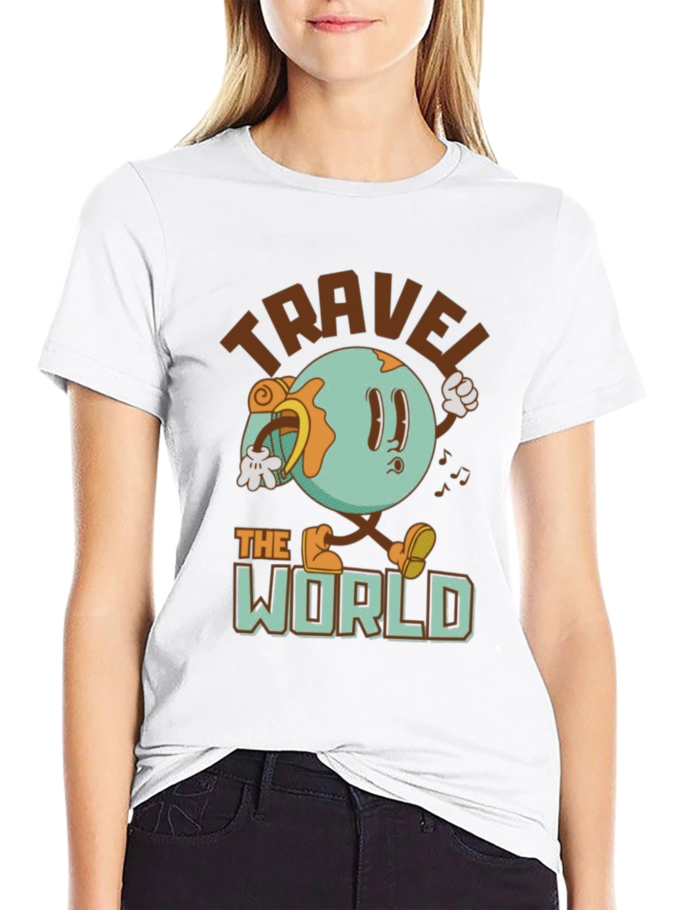 Travel the World Graphic Tee - Adventure Awaits!