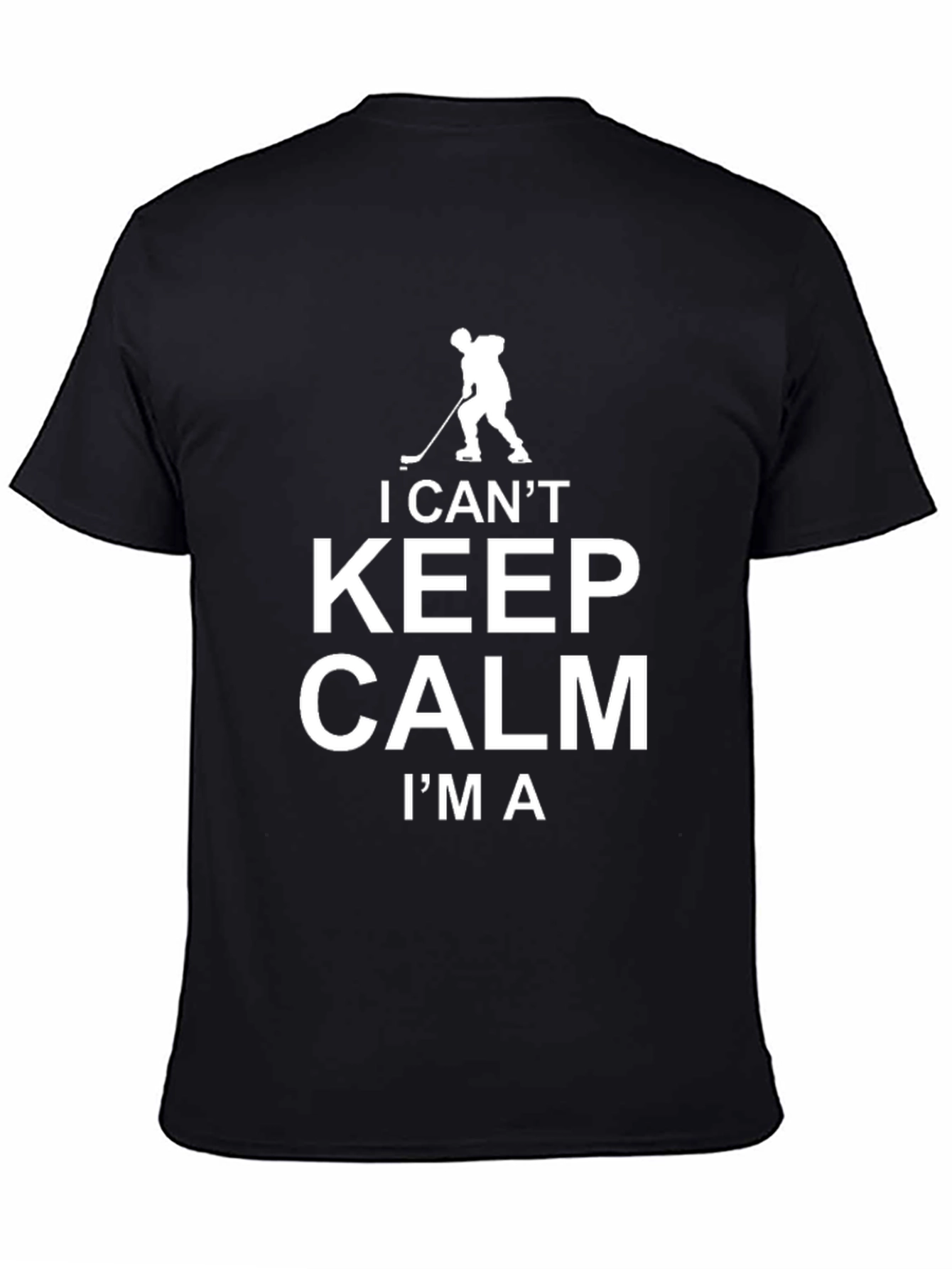 I Cant Keep Calm Im a Hockey Player T-Shirt