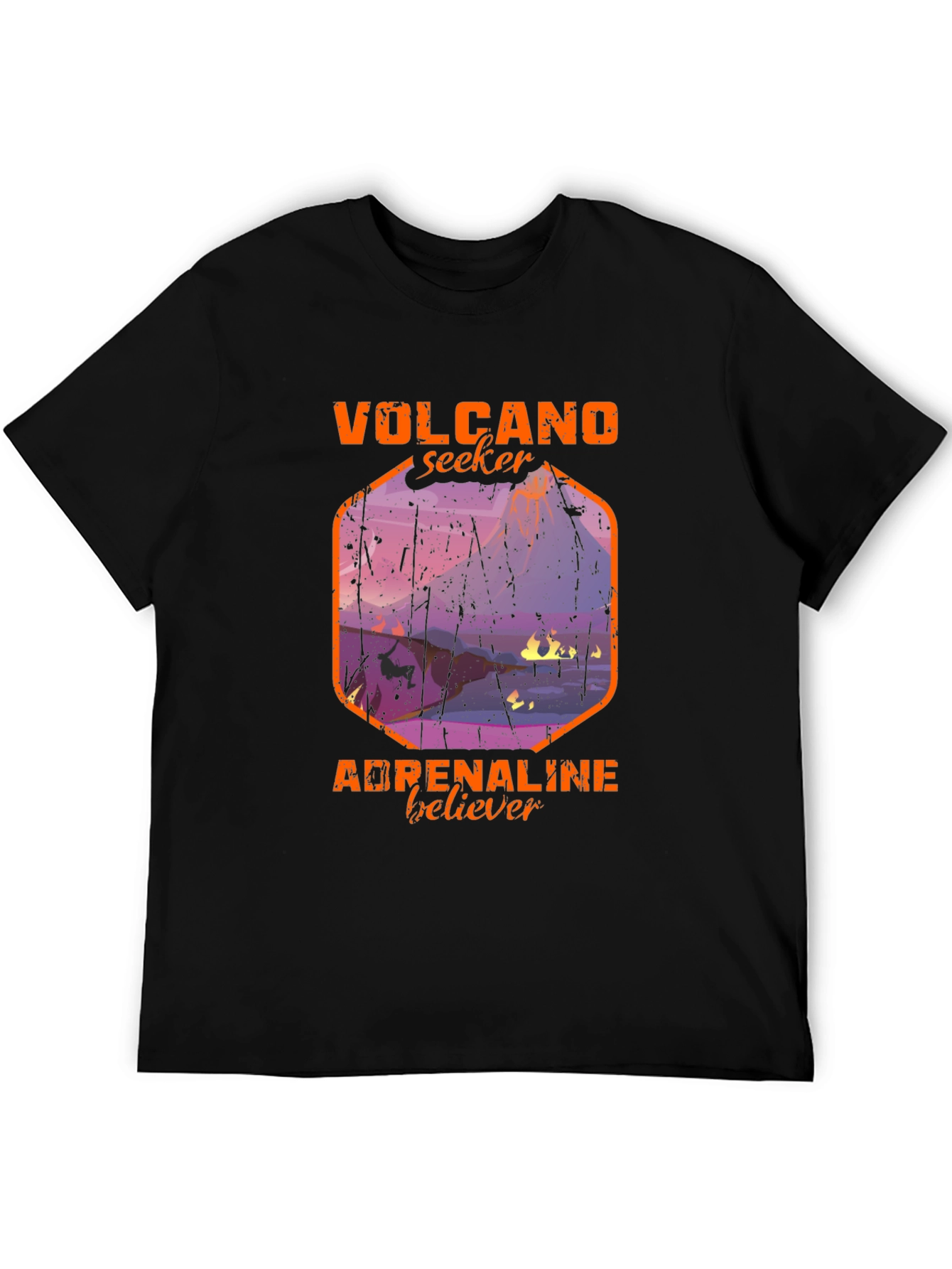 Volcano Seeker Adrenaline Believer Graphic Tee