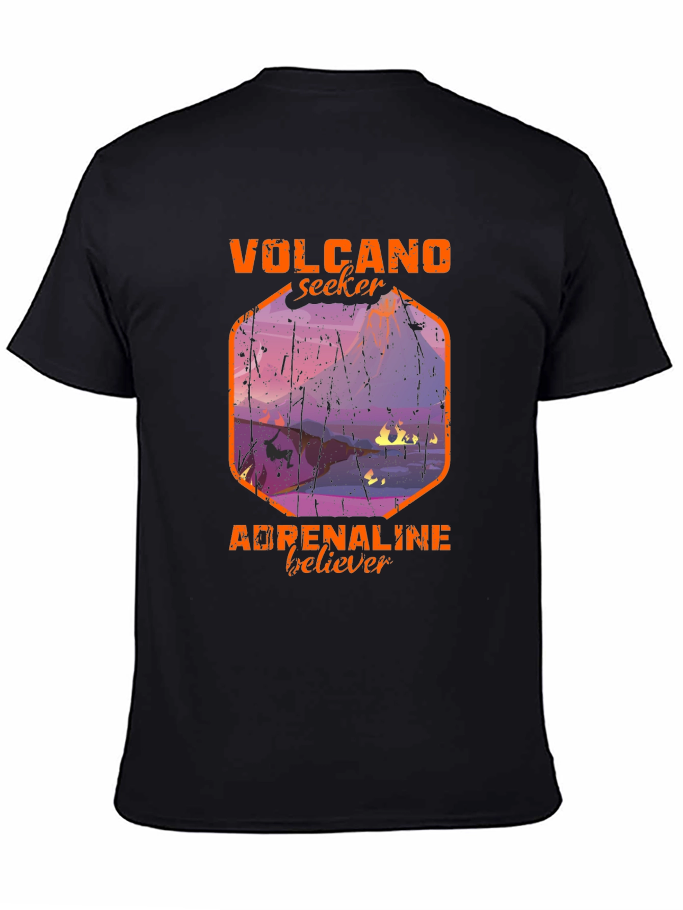 Volcano Seeker Adrenaline Believer Graphic Tee
