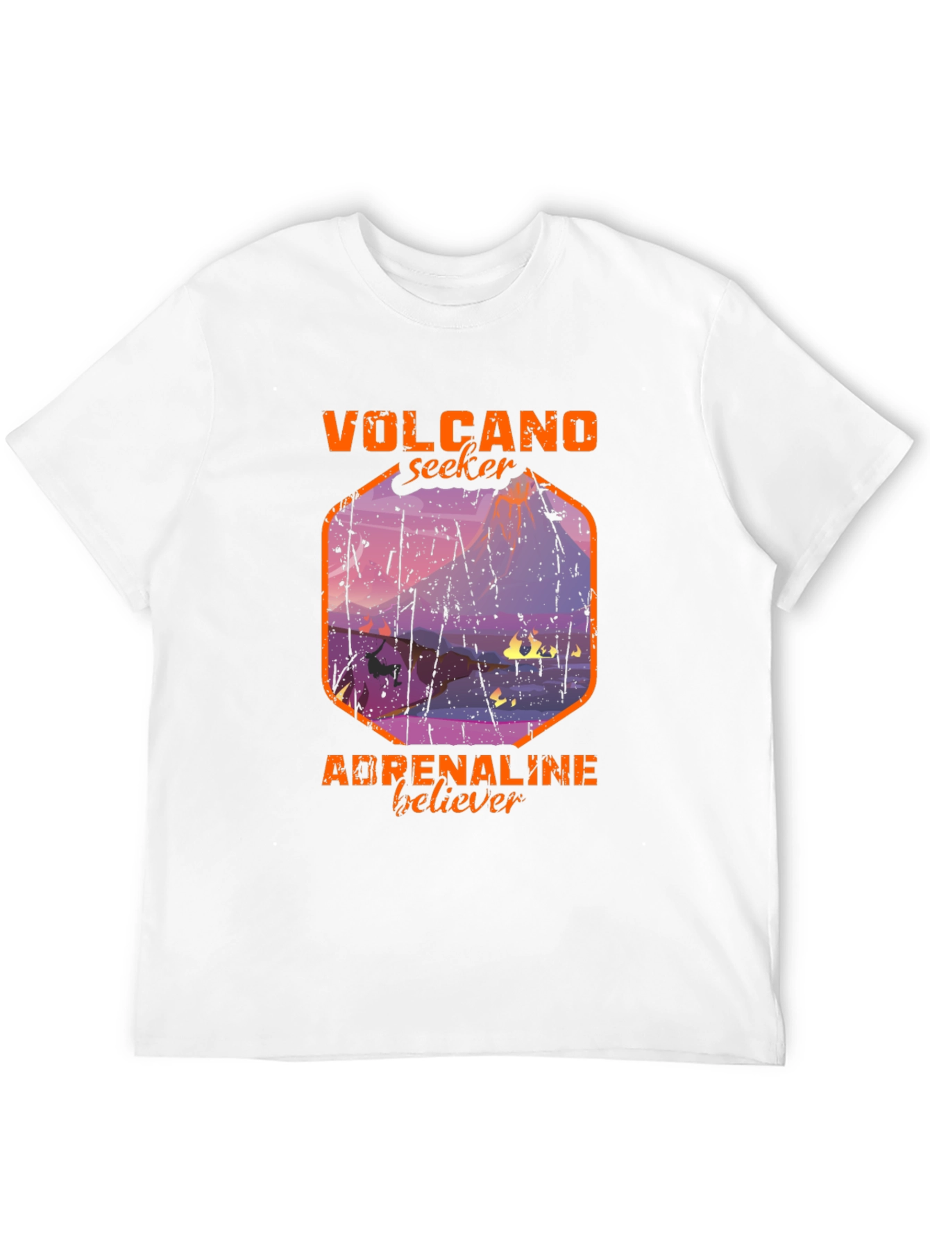 Volcano Seeker Adrenaline Believer Graphic Tee