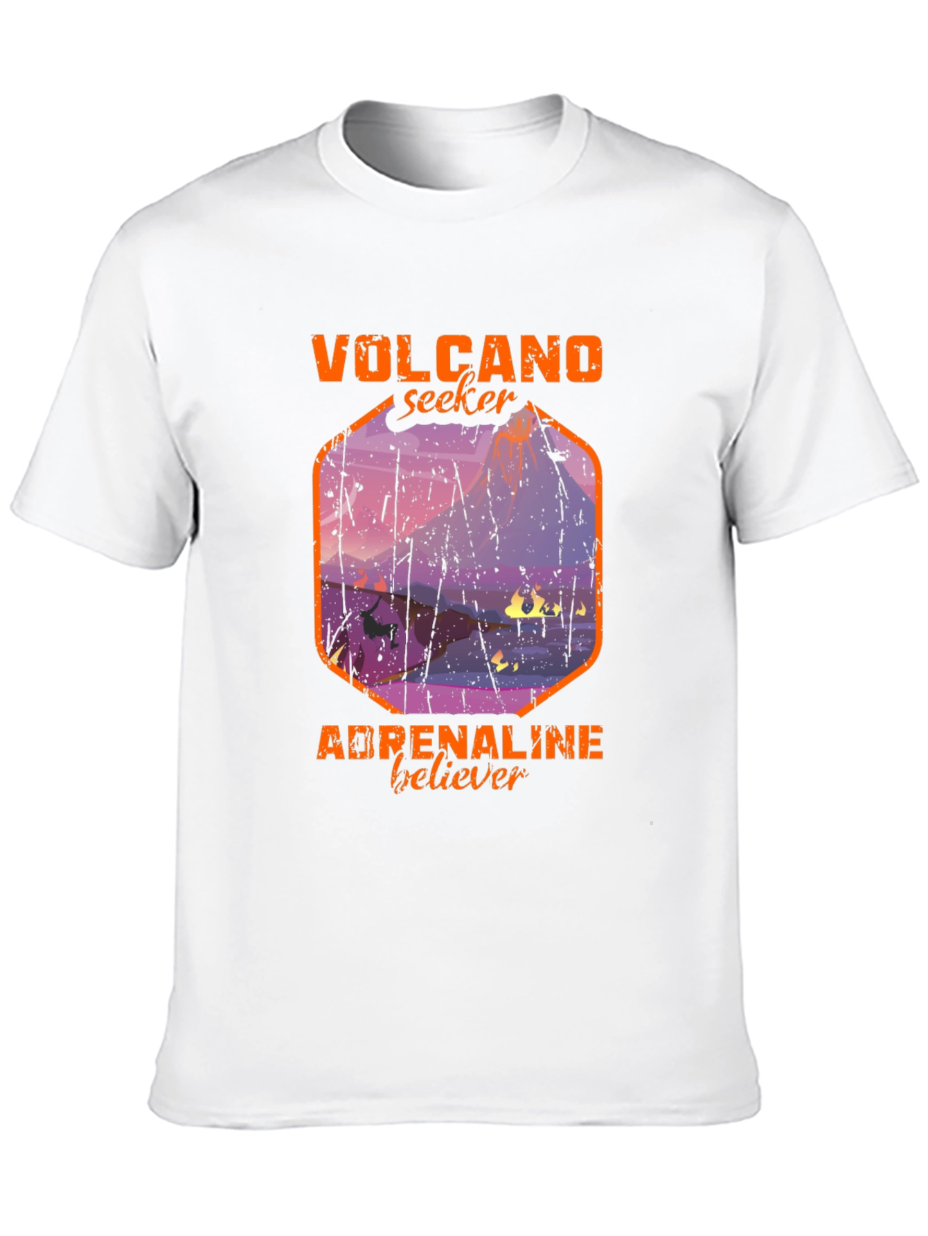 Volcano Seeker Adrenaline Believer Graphic Tee