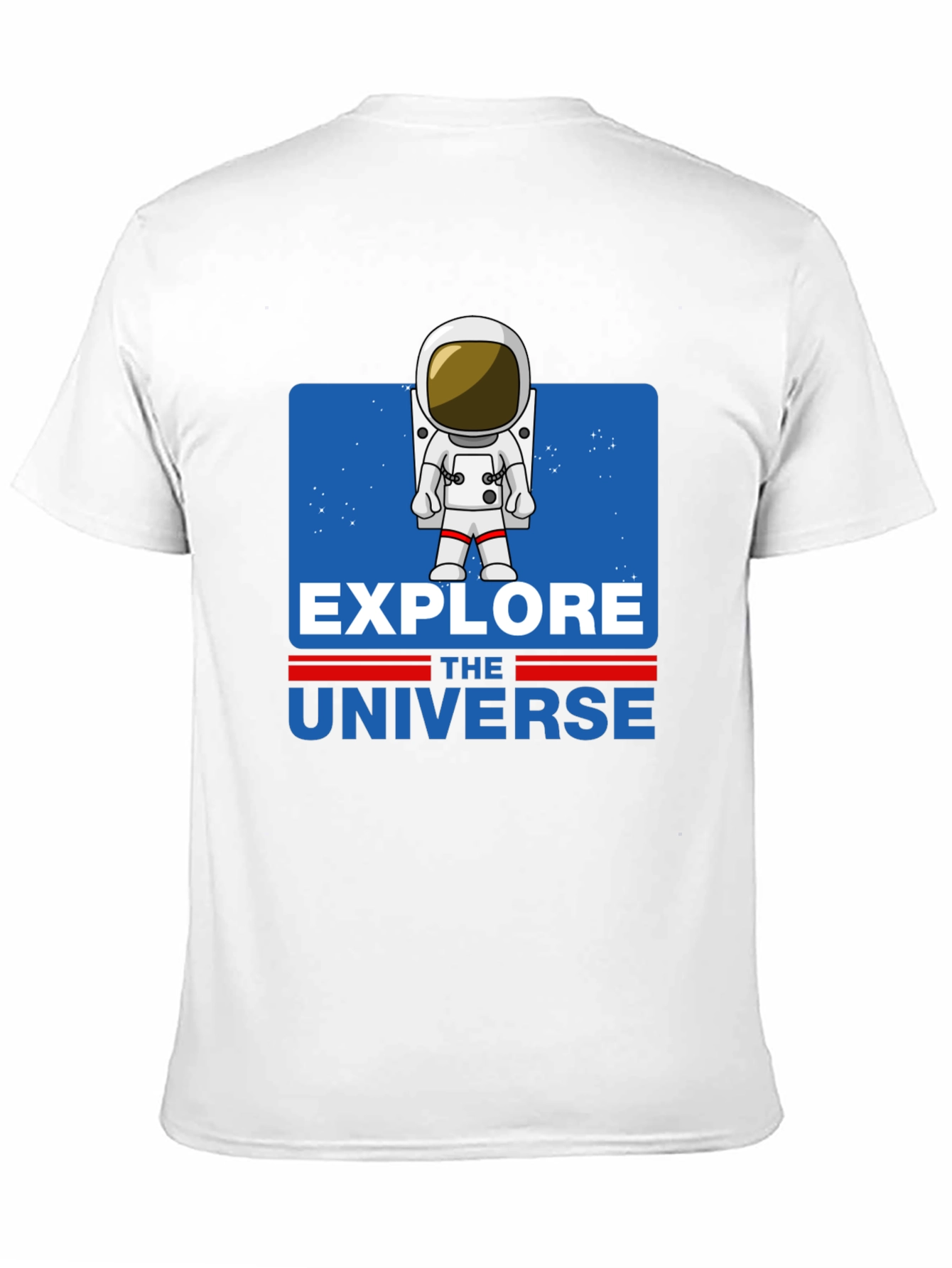 Explore the Universe Graphic Tee - Astronaut Design