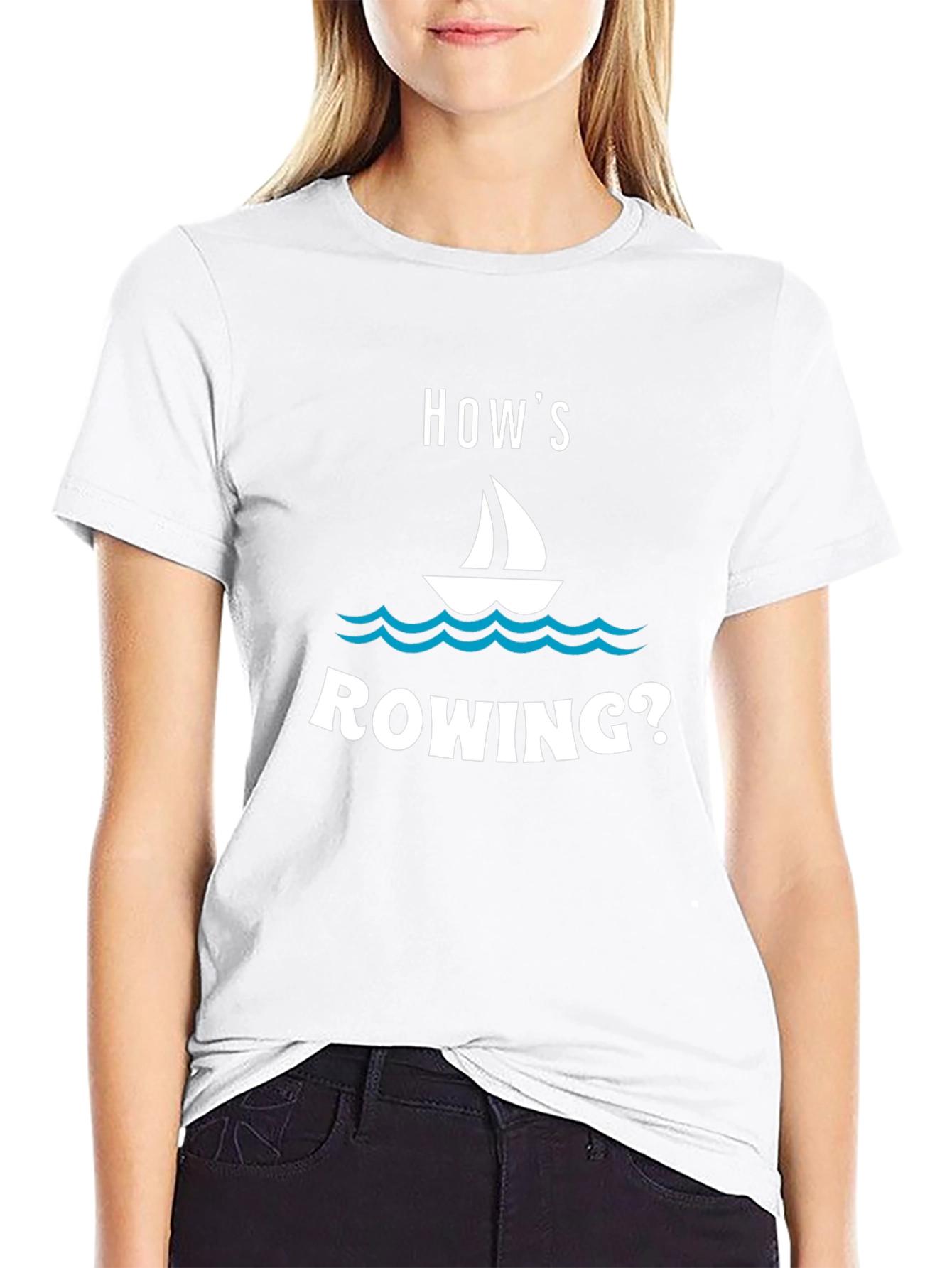 Hows Sailing? Funny Boat T-Shirt