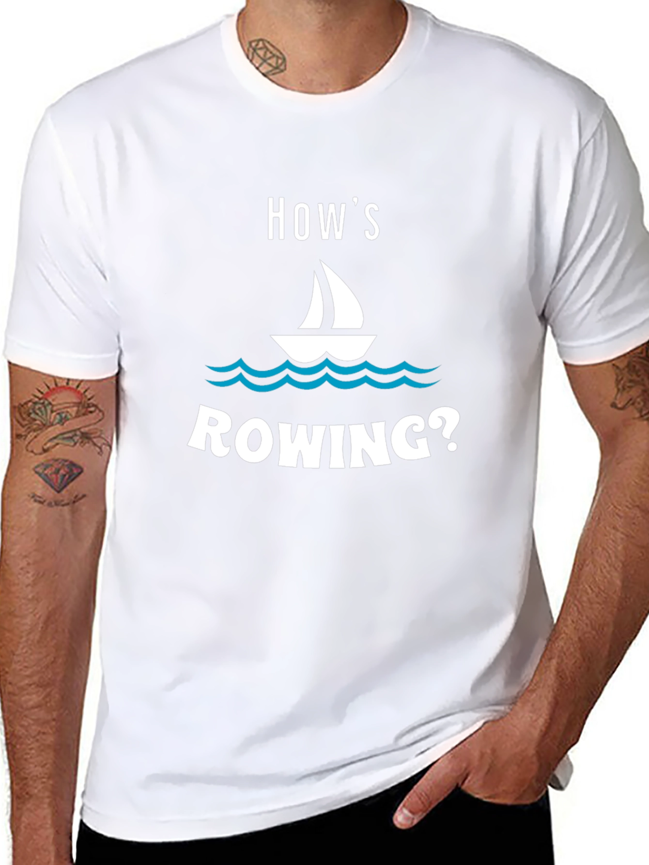 Hows Sailing? Funny Boat T-Shirt