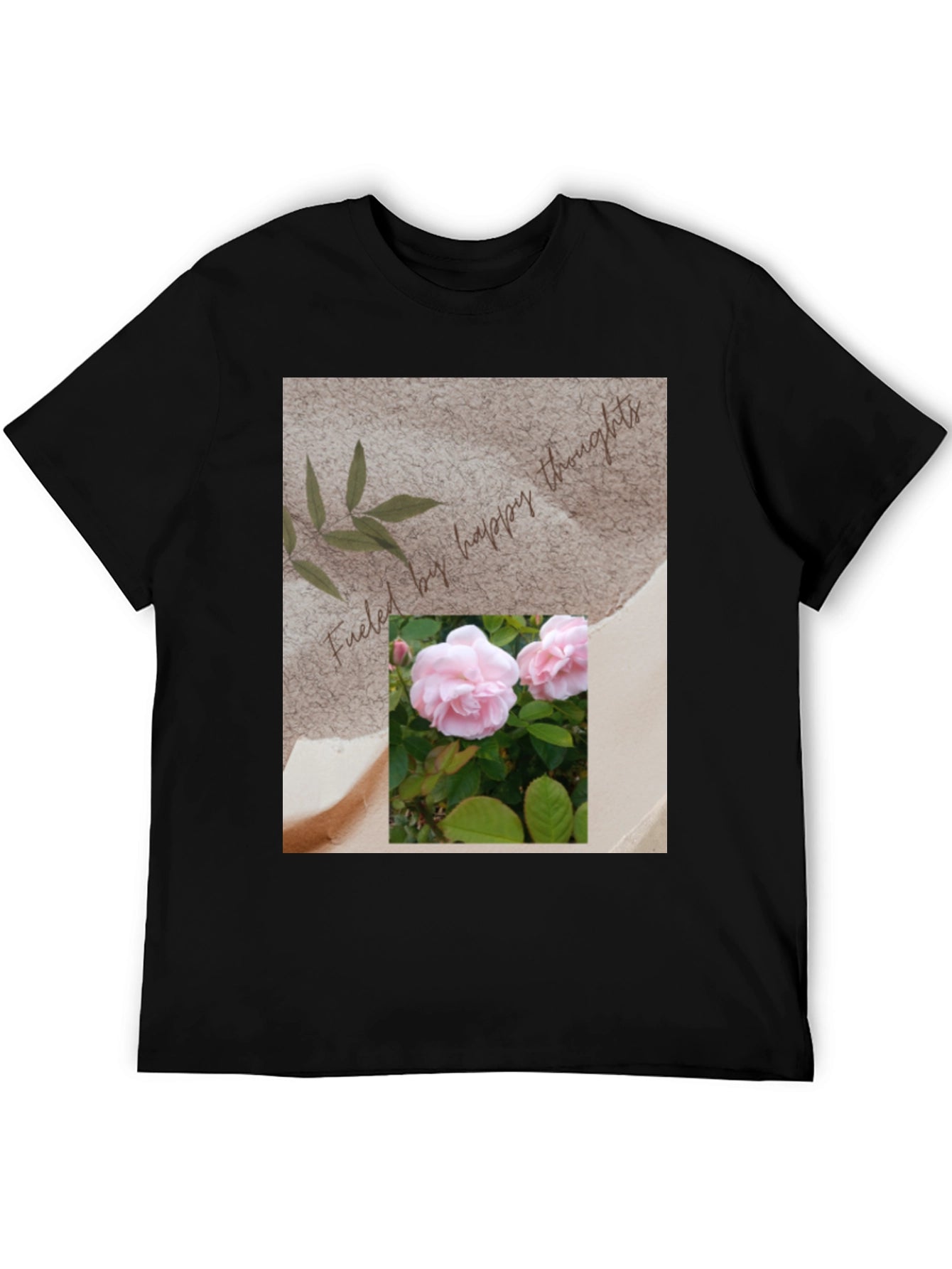 Floral Happy Thoughts Graphic T-Shirt