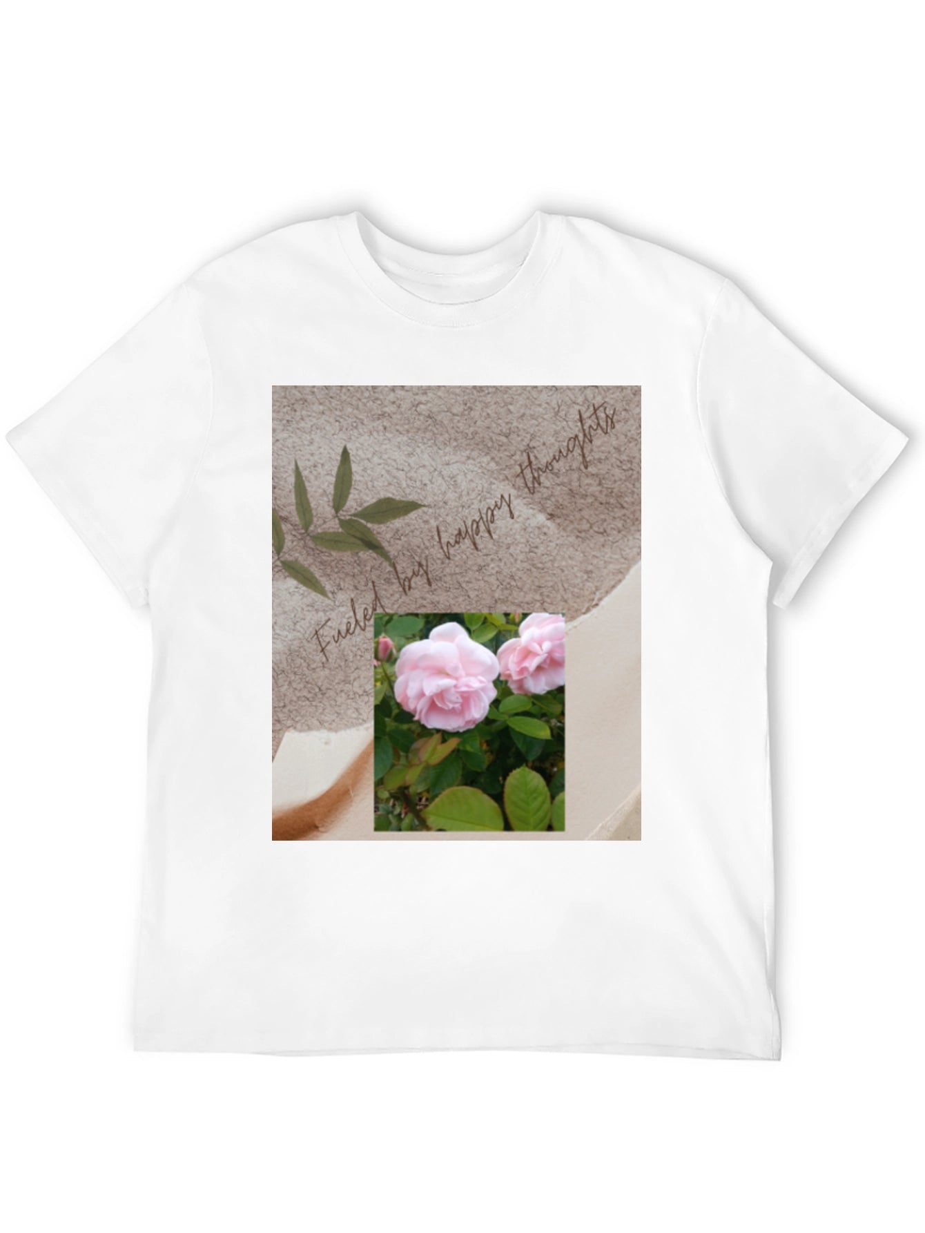 Floral Happy Thoughts Graphic T-Shirt