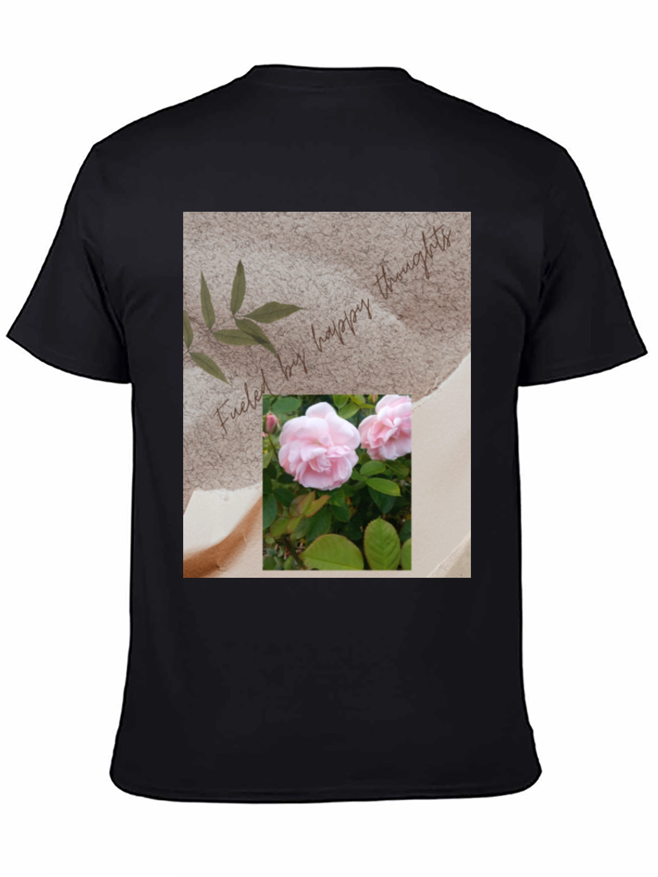 Floral Happy Thoughts Graphic T-Shirt