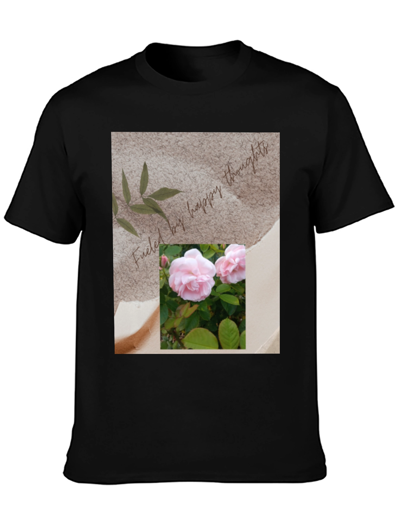 Floral Happy Thoughts Graphic T-Shirt