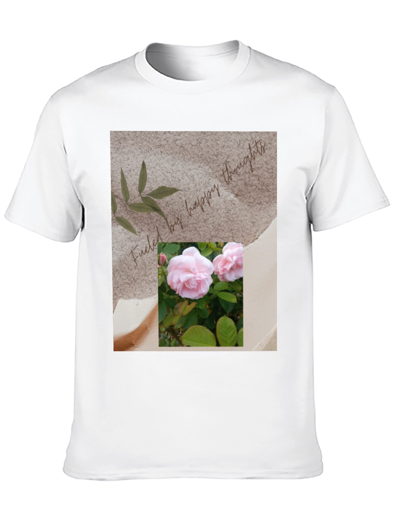 Floral Happy Thoughts Graphic T-Shirt