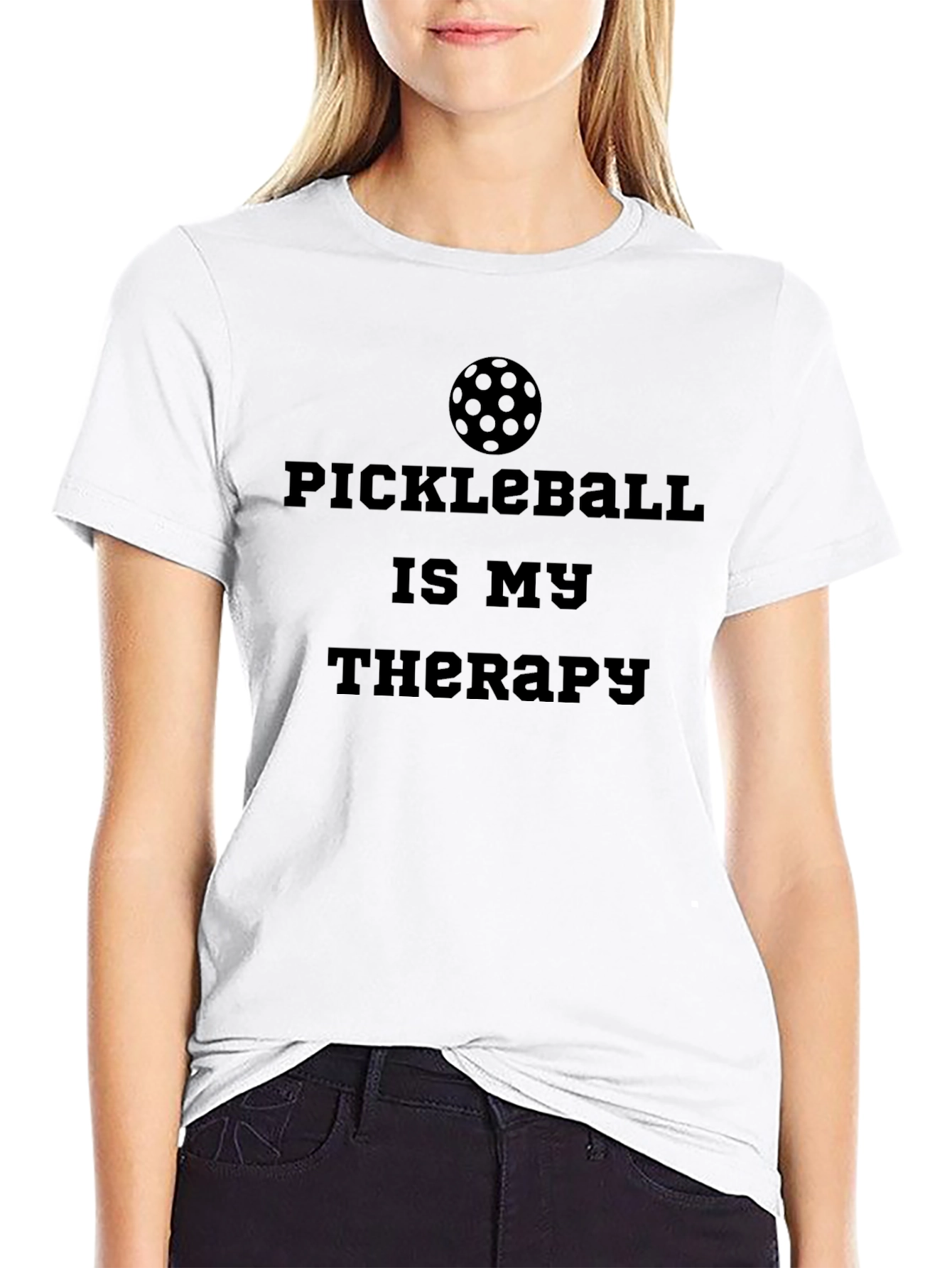 Pickleball is My Therapy Graphic T-Shirt