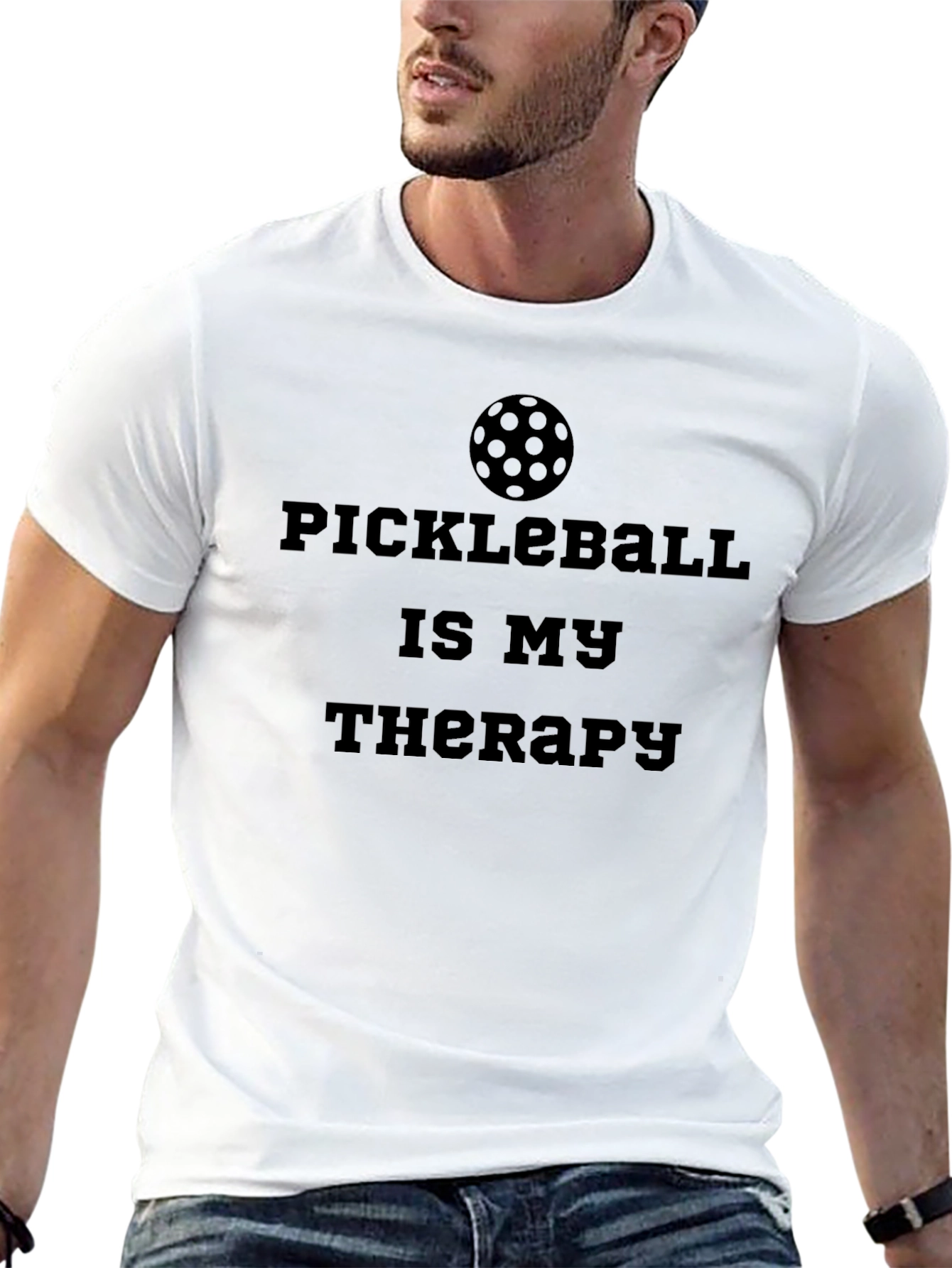 Pickleball is My Therapy Graphic T-Shirt