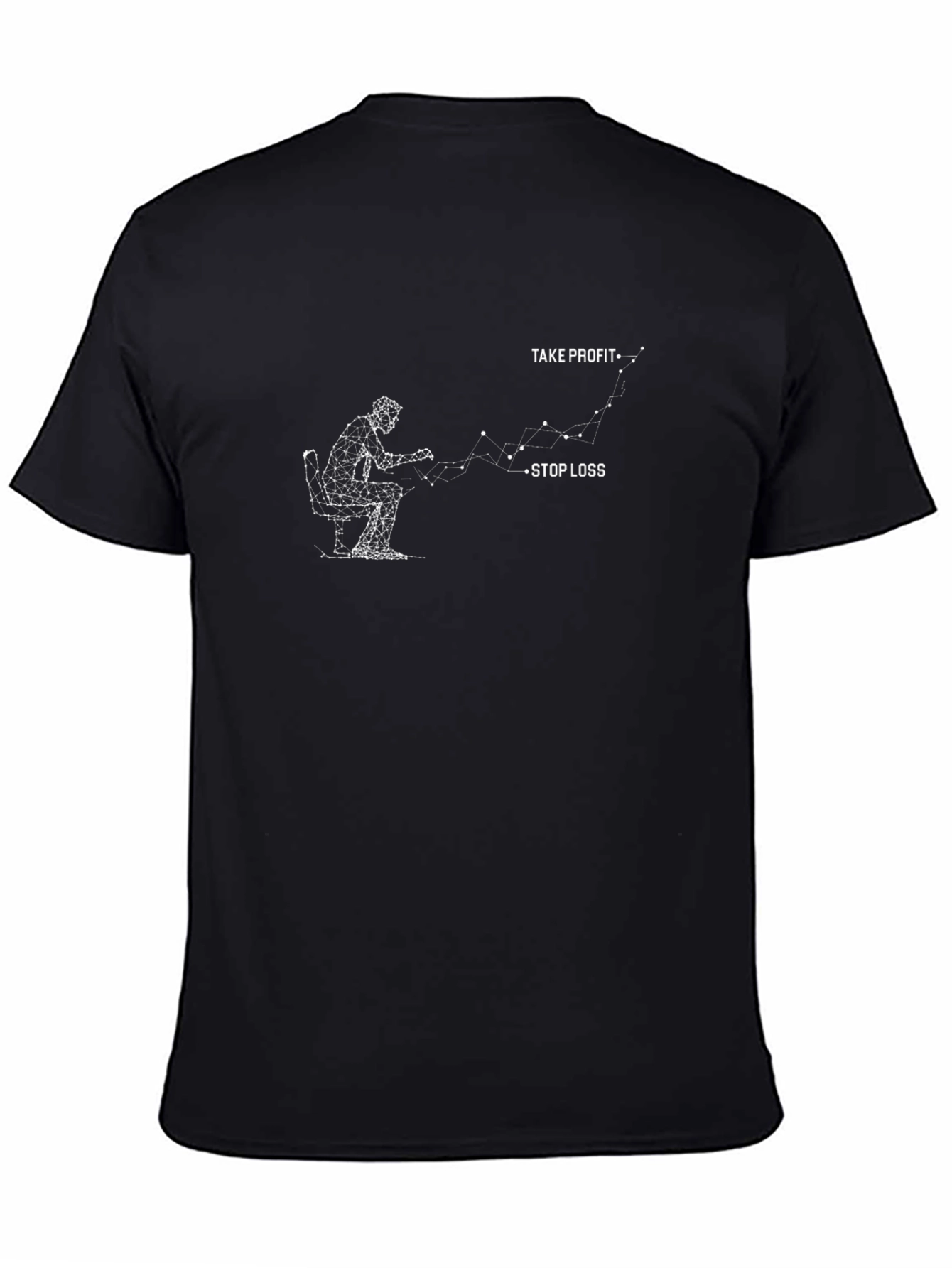 Take Profit T-Shirt: Geometric Trader Design