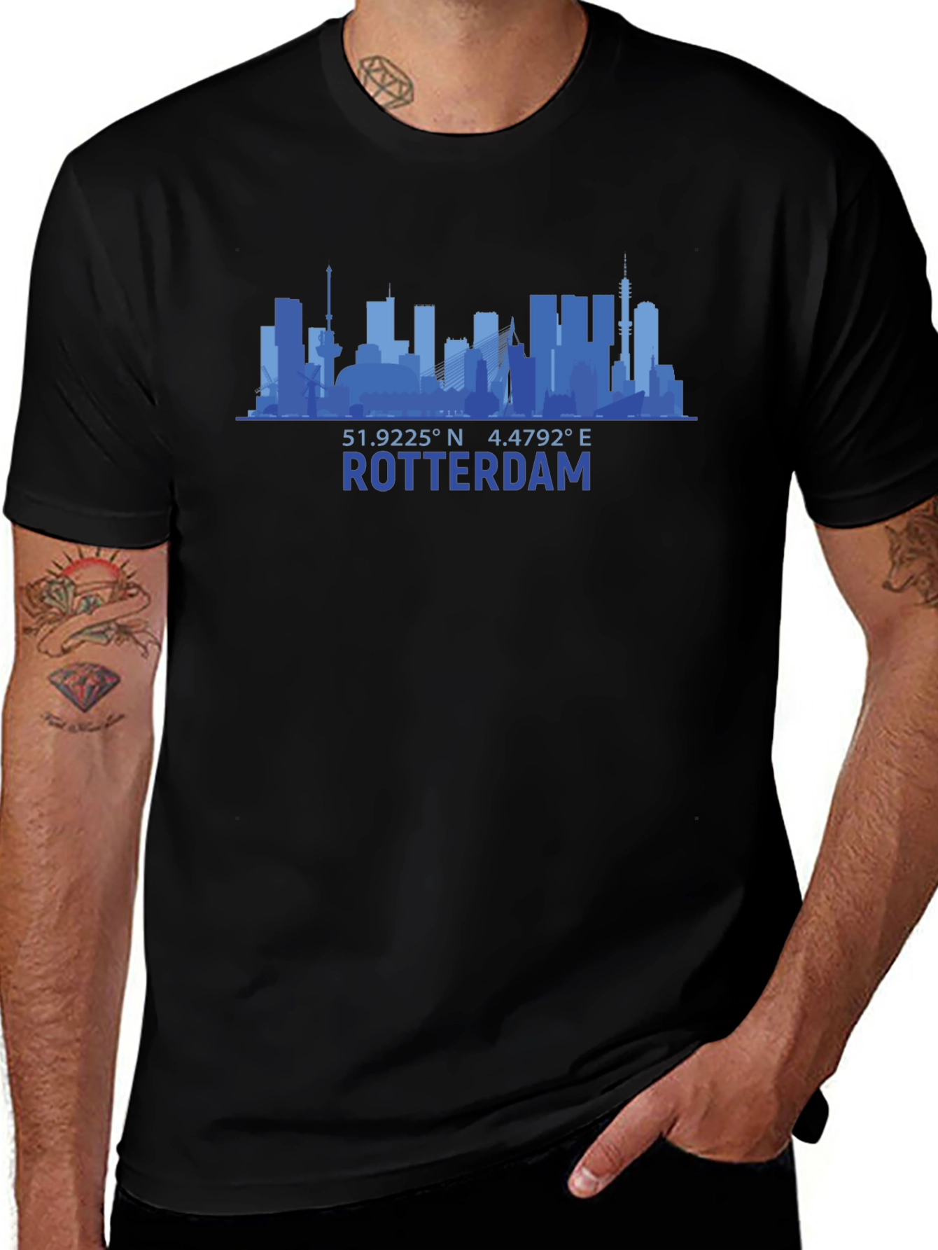 Rotterdam Skyline T-Shirt