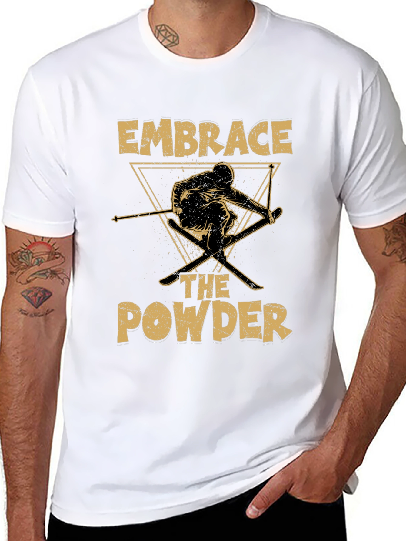 Embrace the Powder Skiing T-Shirt