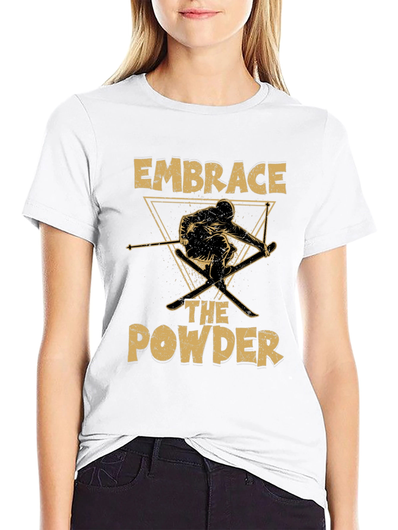 Embrace the Powder Skiing T-Shirt