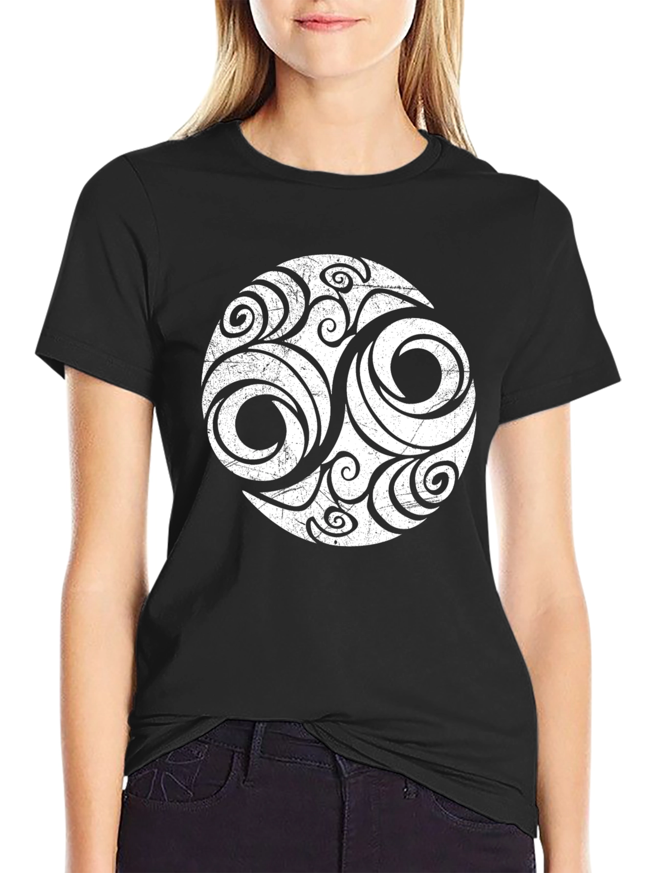 Celtic Triskelion T-Shirt - Black
