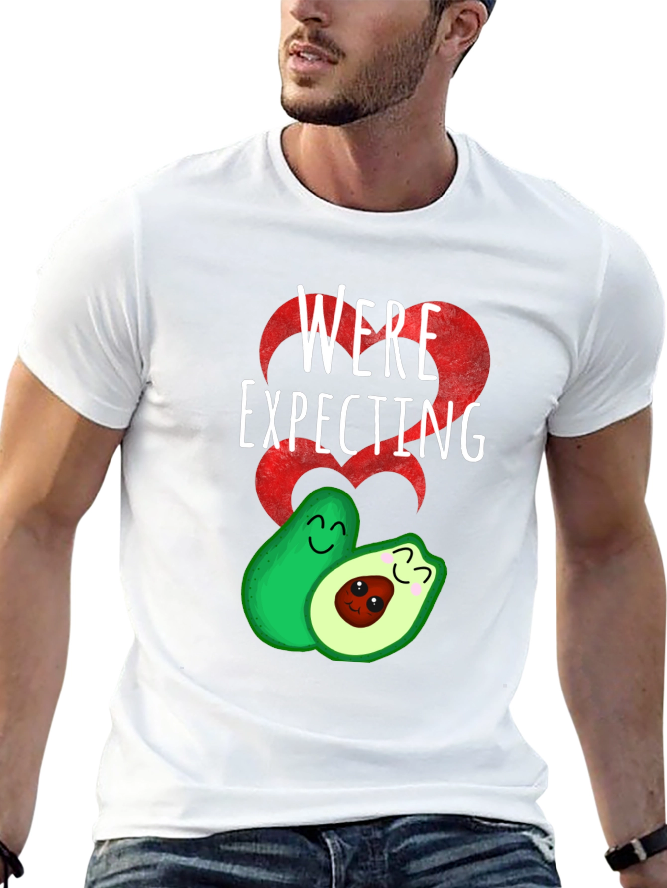 Funny Avocado Pregnancy Announcement T-Shirt