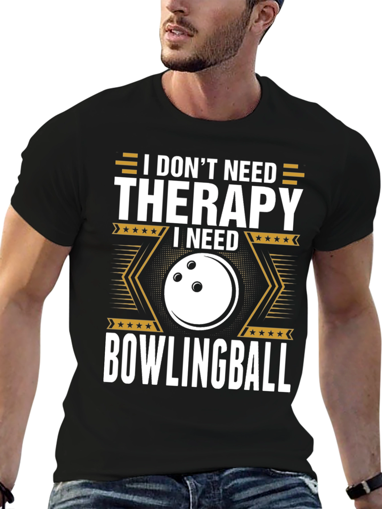 Bowling Therapy T-Shirt - Funny Bowling Gift