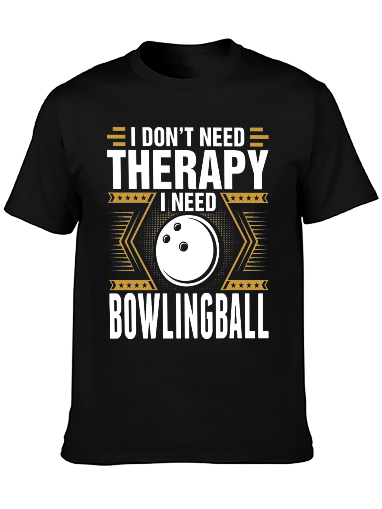 Bowling Therapy T-Shirt - Funny Bowling Gift