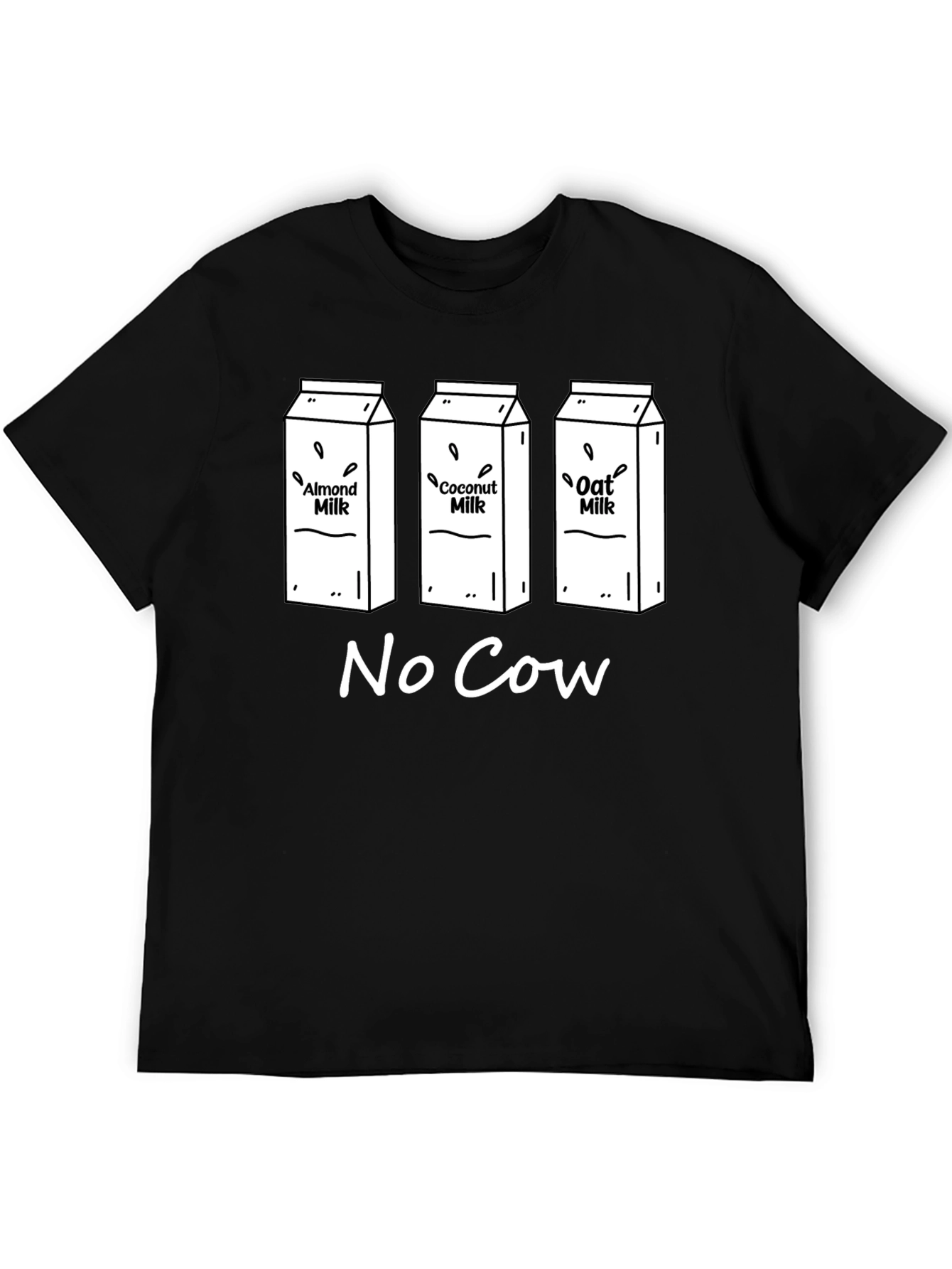 Vegan Milk T-Shirt - No Cow
