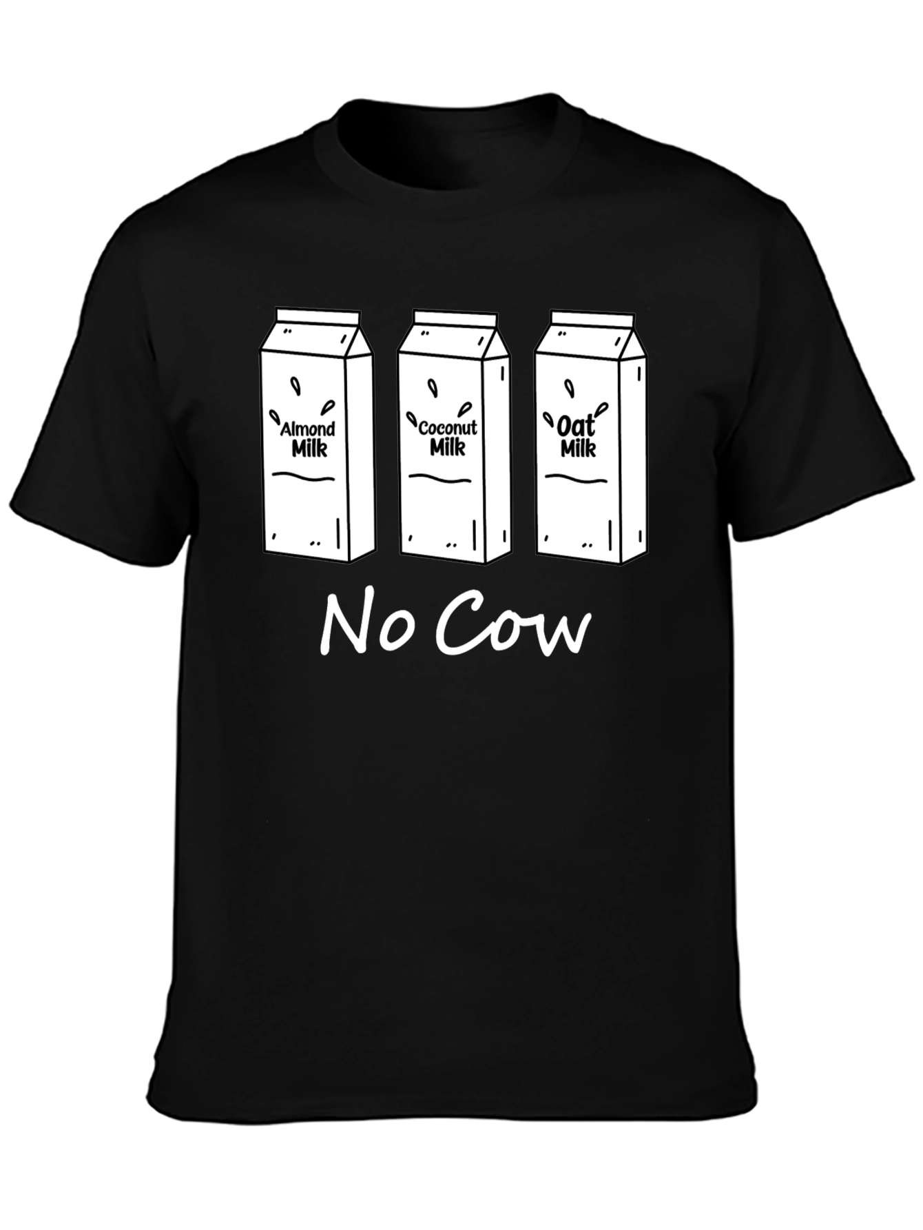 Vegan Milk T-Shirt - No Cow