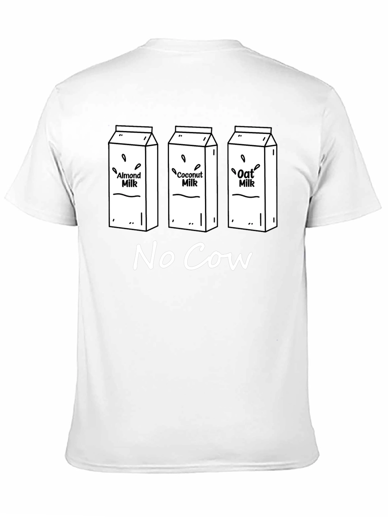 Vegan Milk T-Shirt - No Cow
