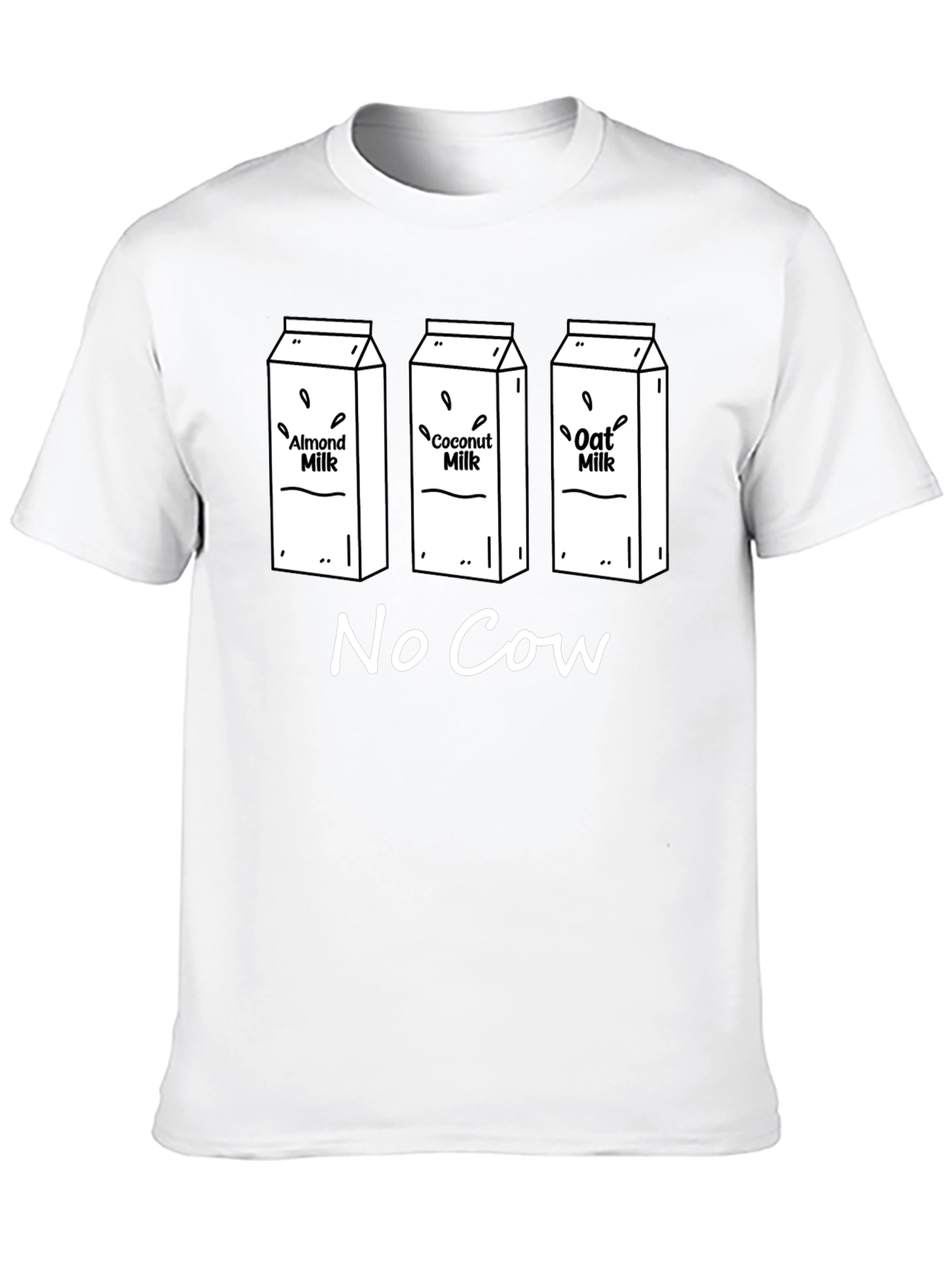 Vegan Milk T-Shirt - No Cow
