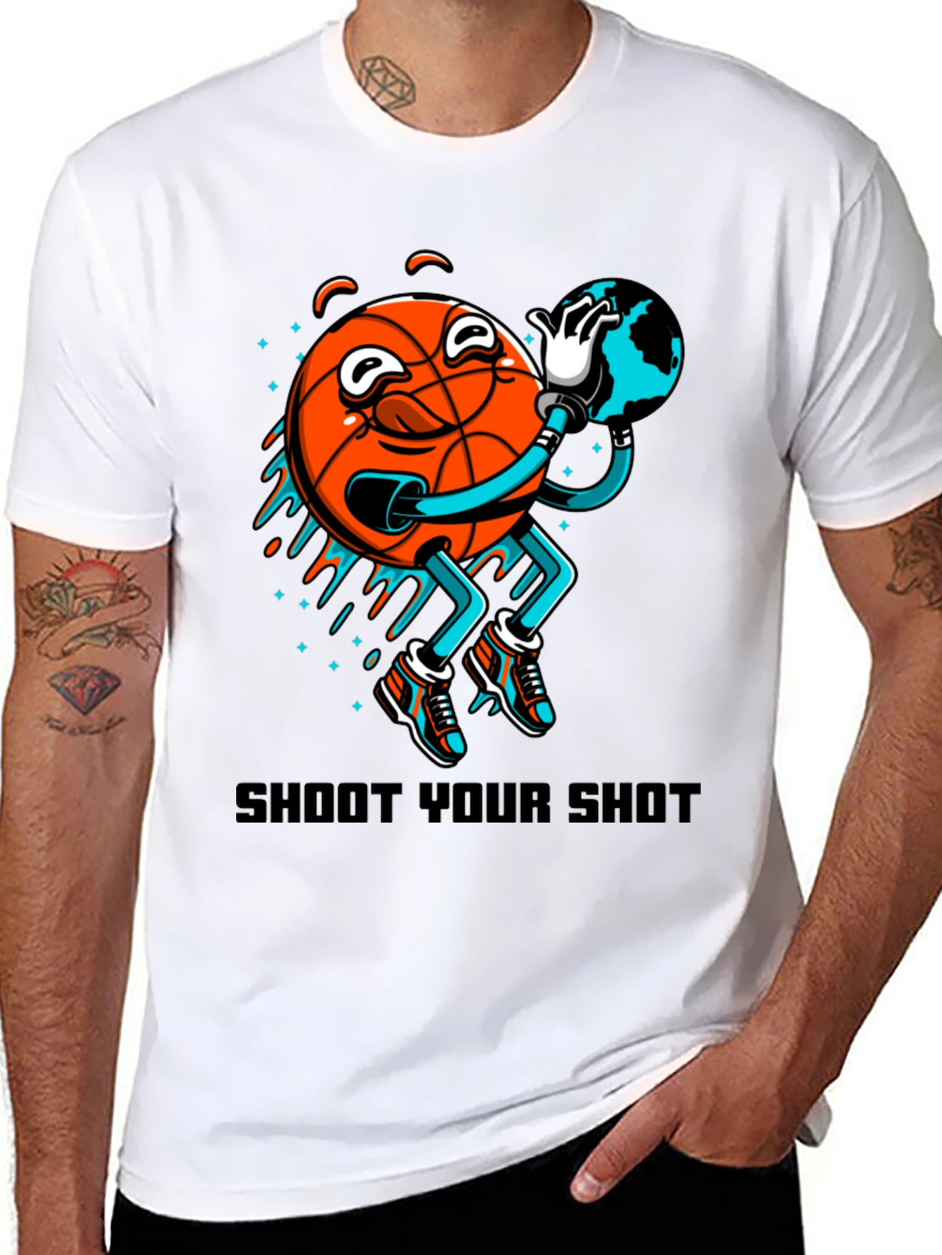 Basketball Shoot Your Shot Graphic Tee