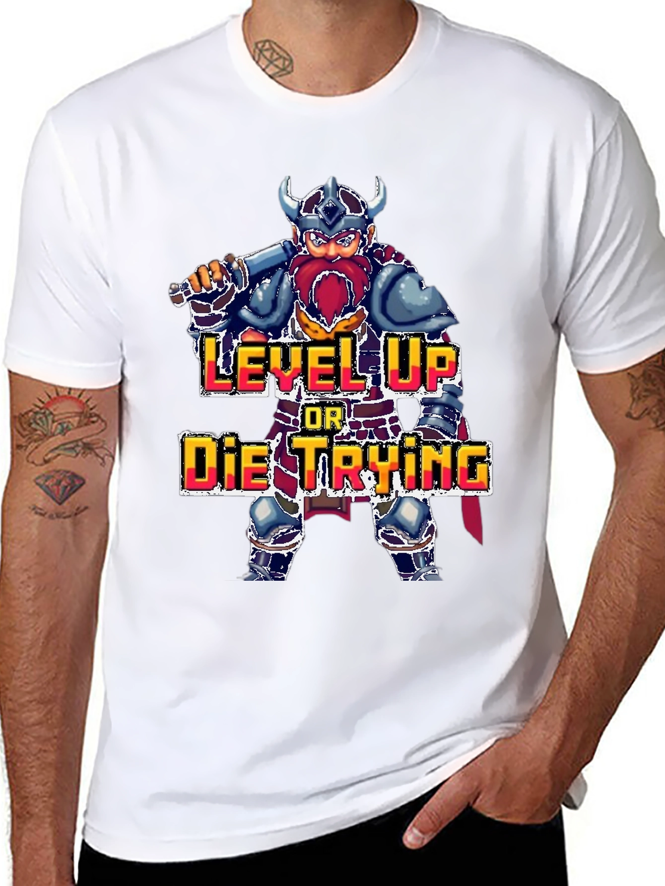 Level Up Or Die Trying Gaming T-Shirt