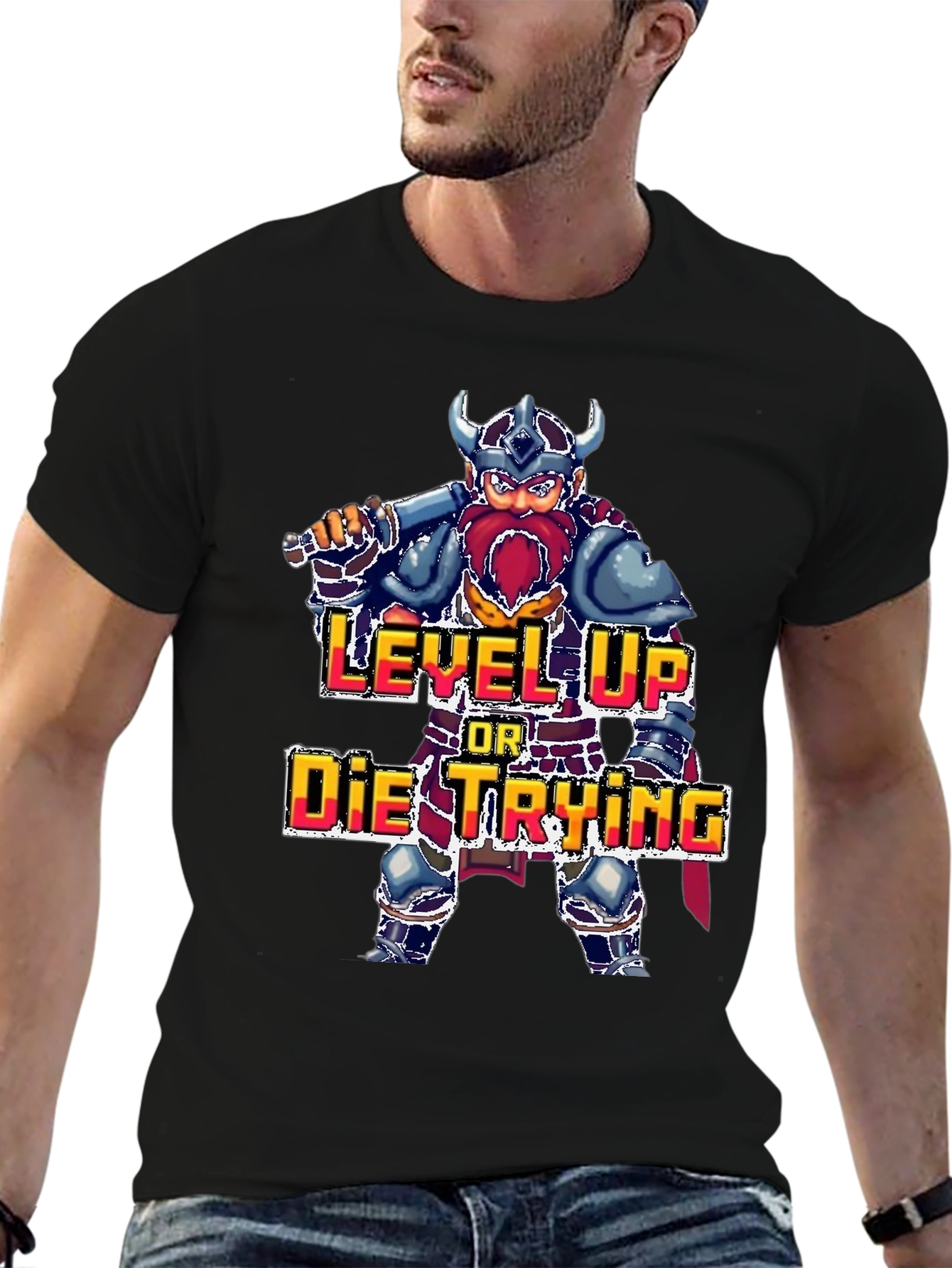 Level Up Or Die Trying Gaming T-Shirt