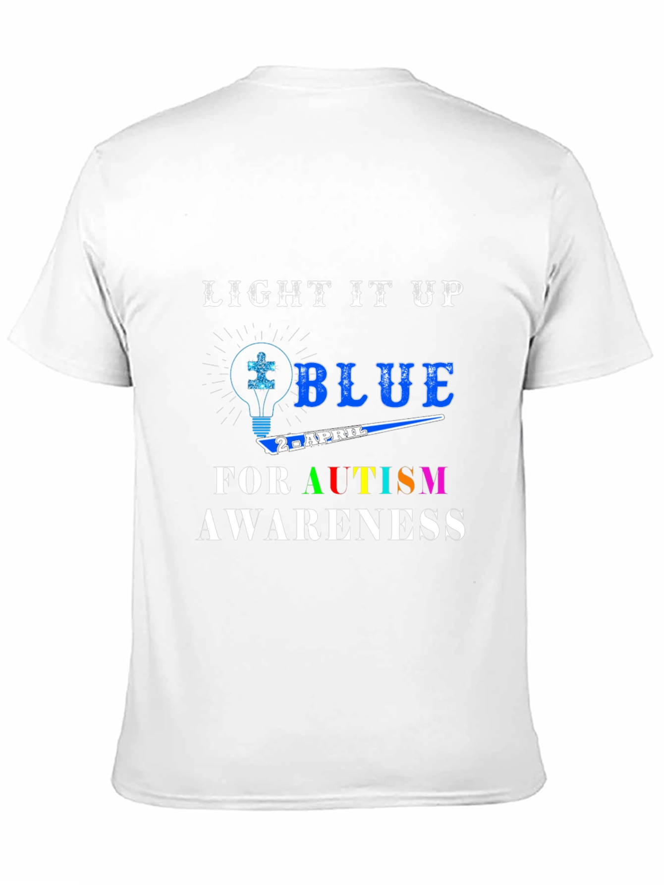 Autism Awareness T-Shirt - Light It Up Blue