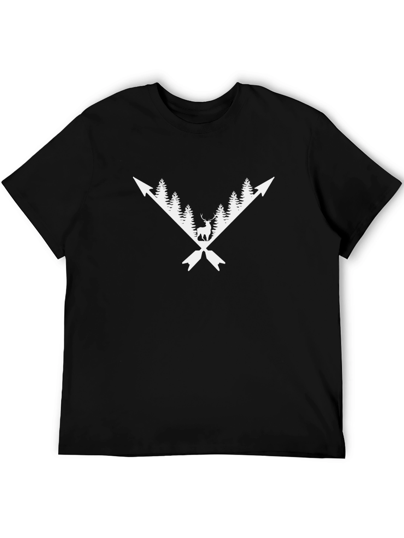 Nature Arrow Tee: Deer in the Forest