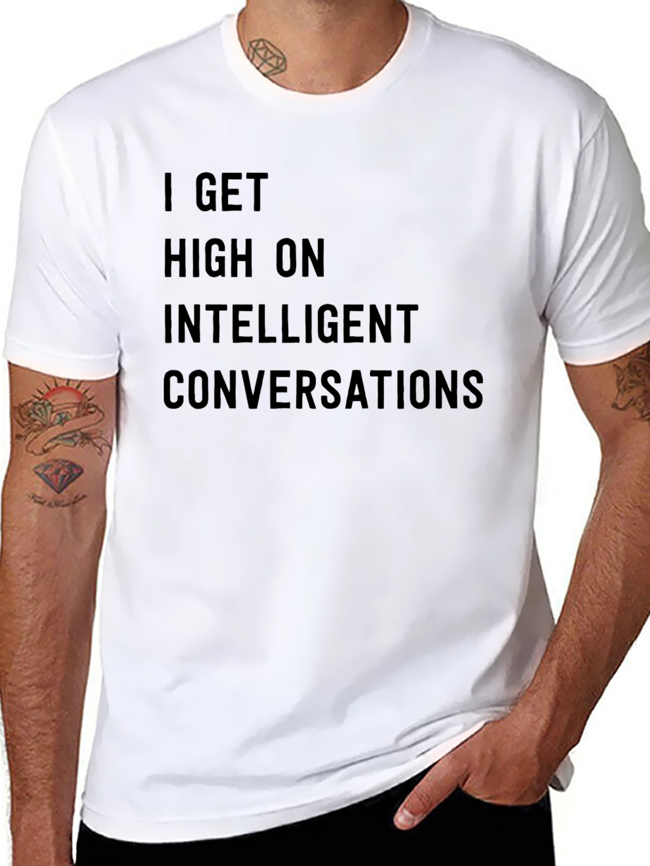 I Get High on Intelligent Conversations T-Shirt