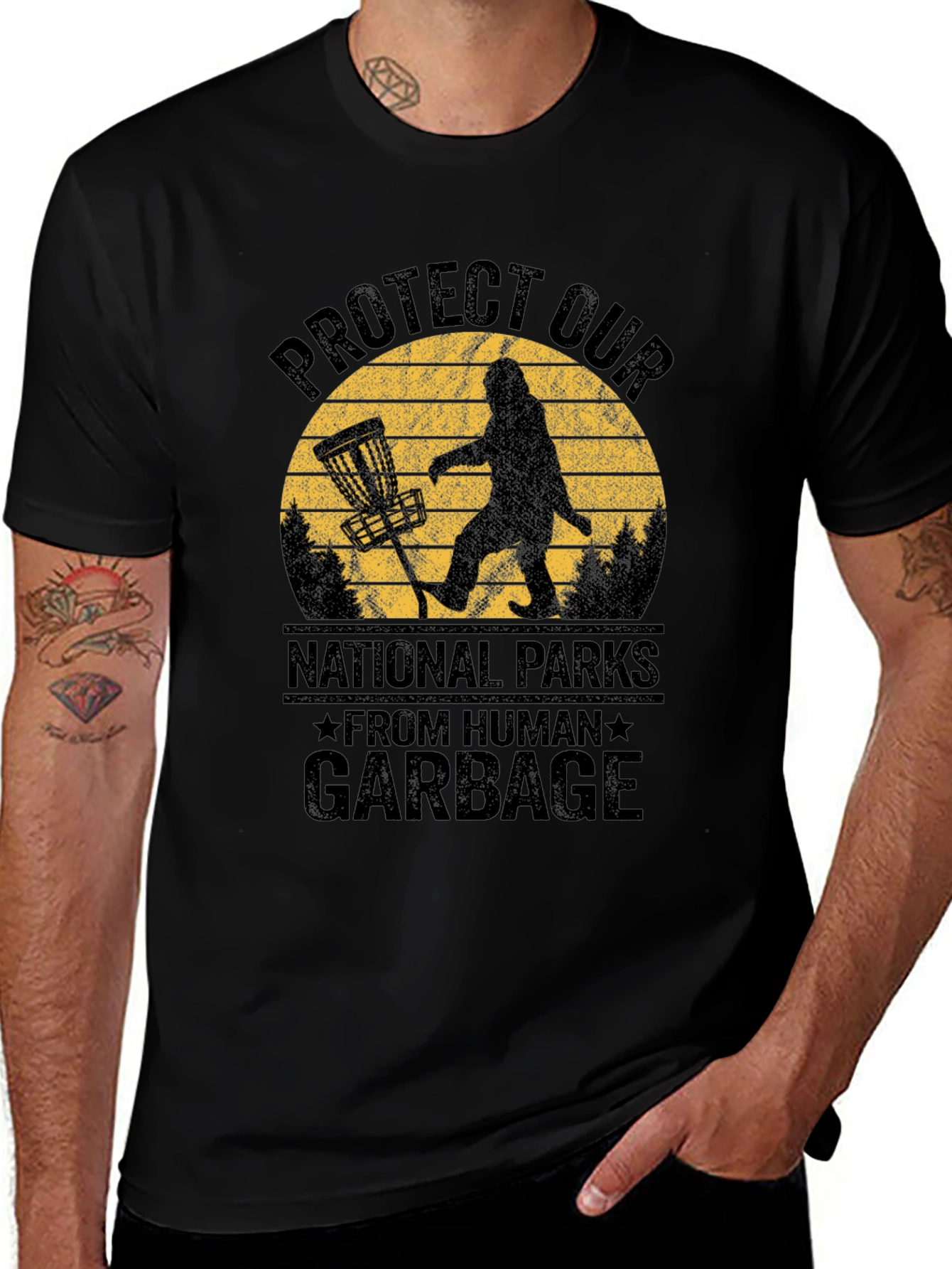 Protect Parks T-Shirt - Bigfoot Design