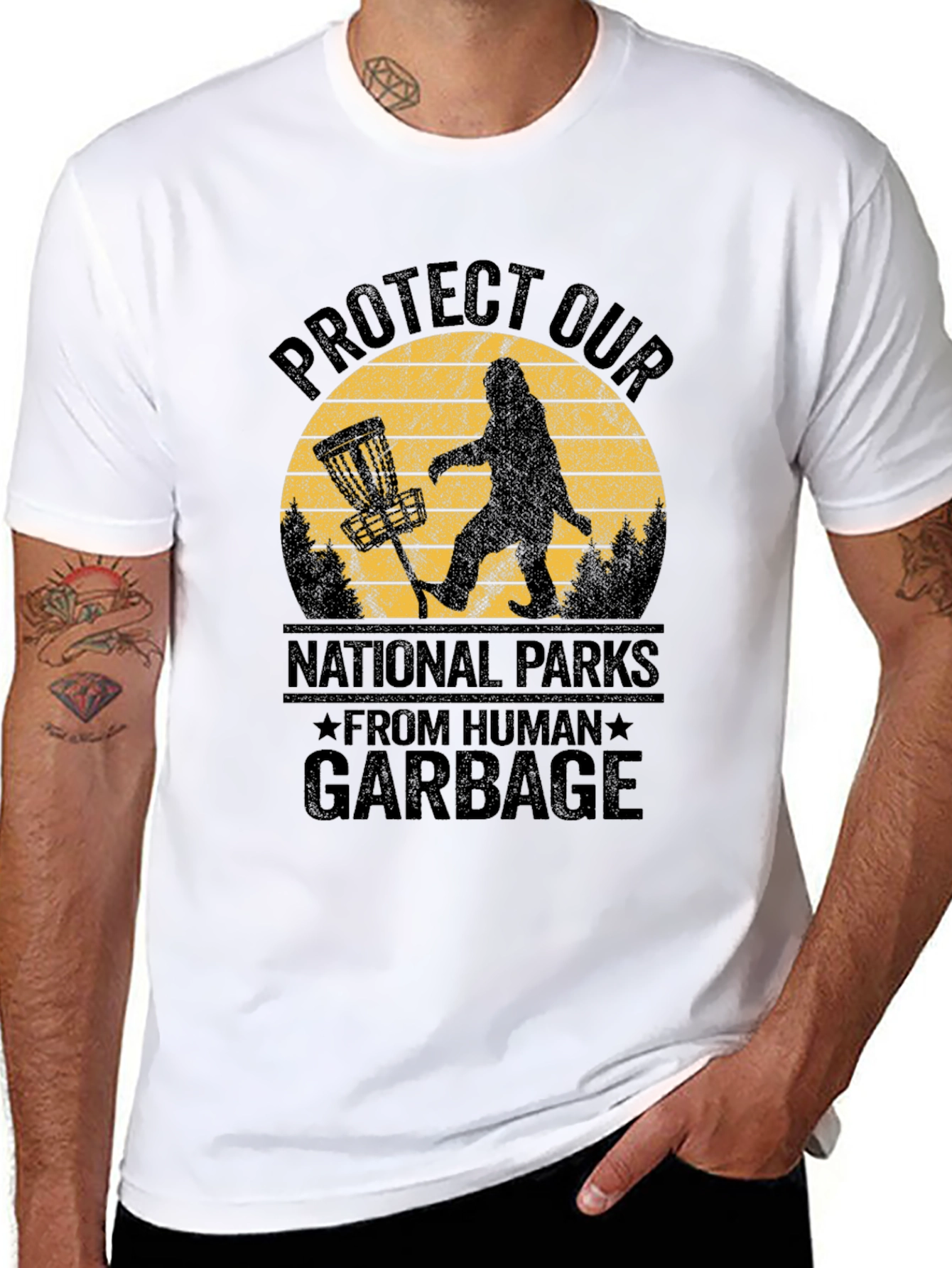 Protect Parks T-Shirt - Bigfoot Design