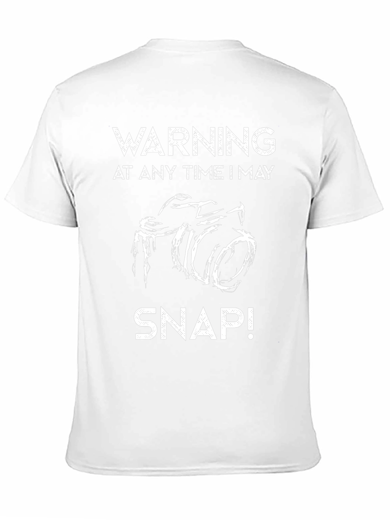 Warning May Snap! Camera Graphic T-Shirt