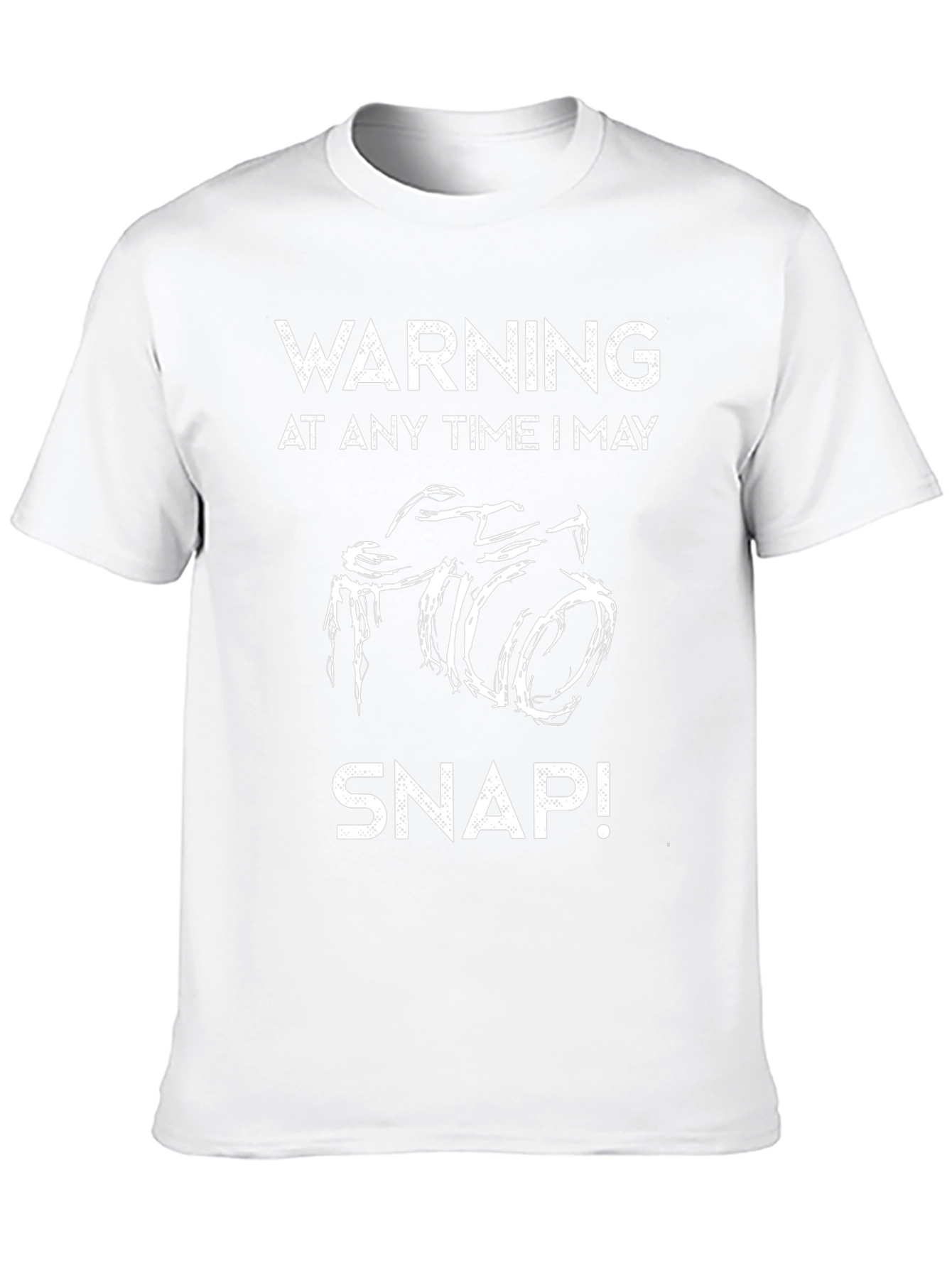Warning May Snap! Camera Graphic T-Shirt