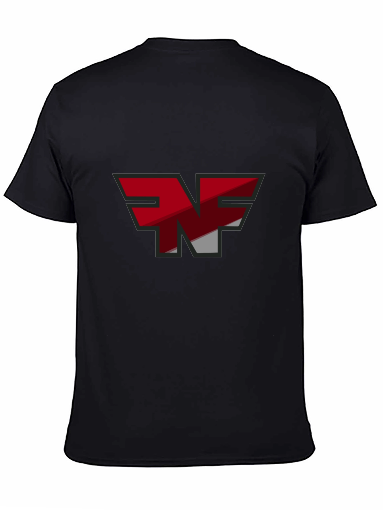 Black T-Shirt with Graphic Logo