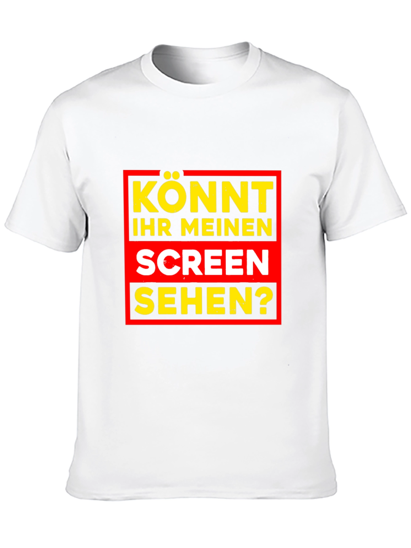 Könnt Ihr Meinen Screen Sehen? Black T-Shirt