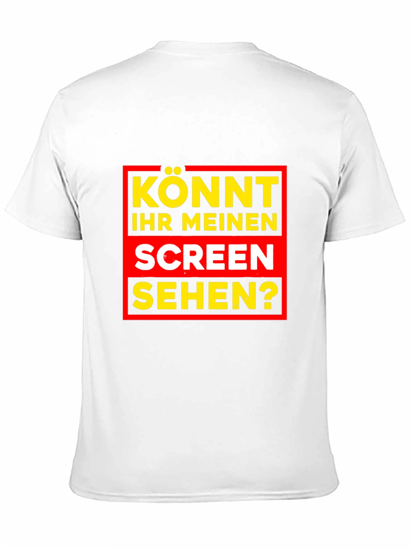 Könnt Ihr Meinen Screen Sehen? Black T-Shirt